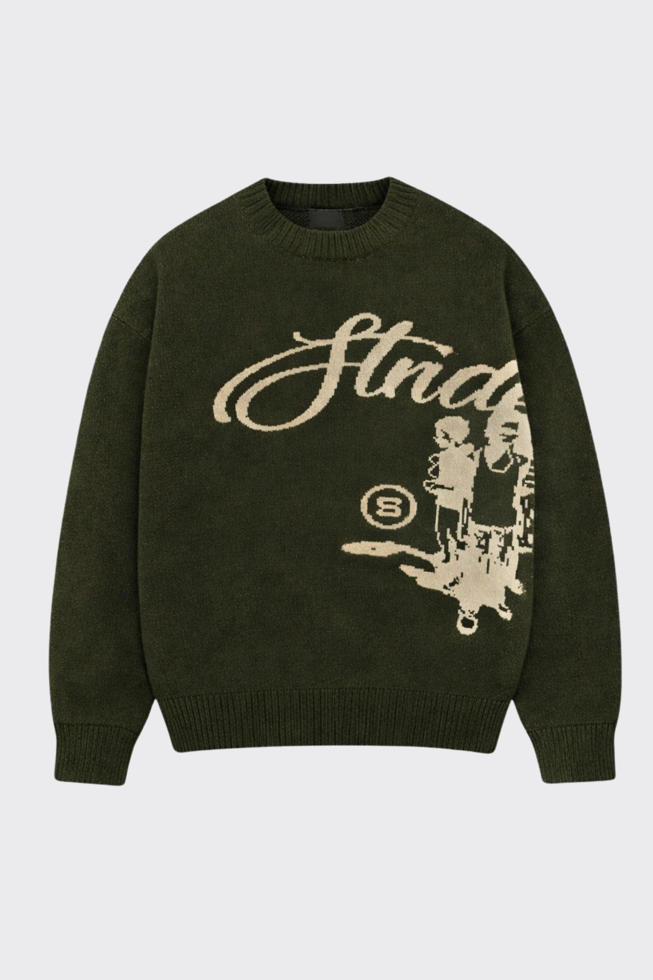 Echoes Oversize Triko Kazak