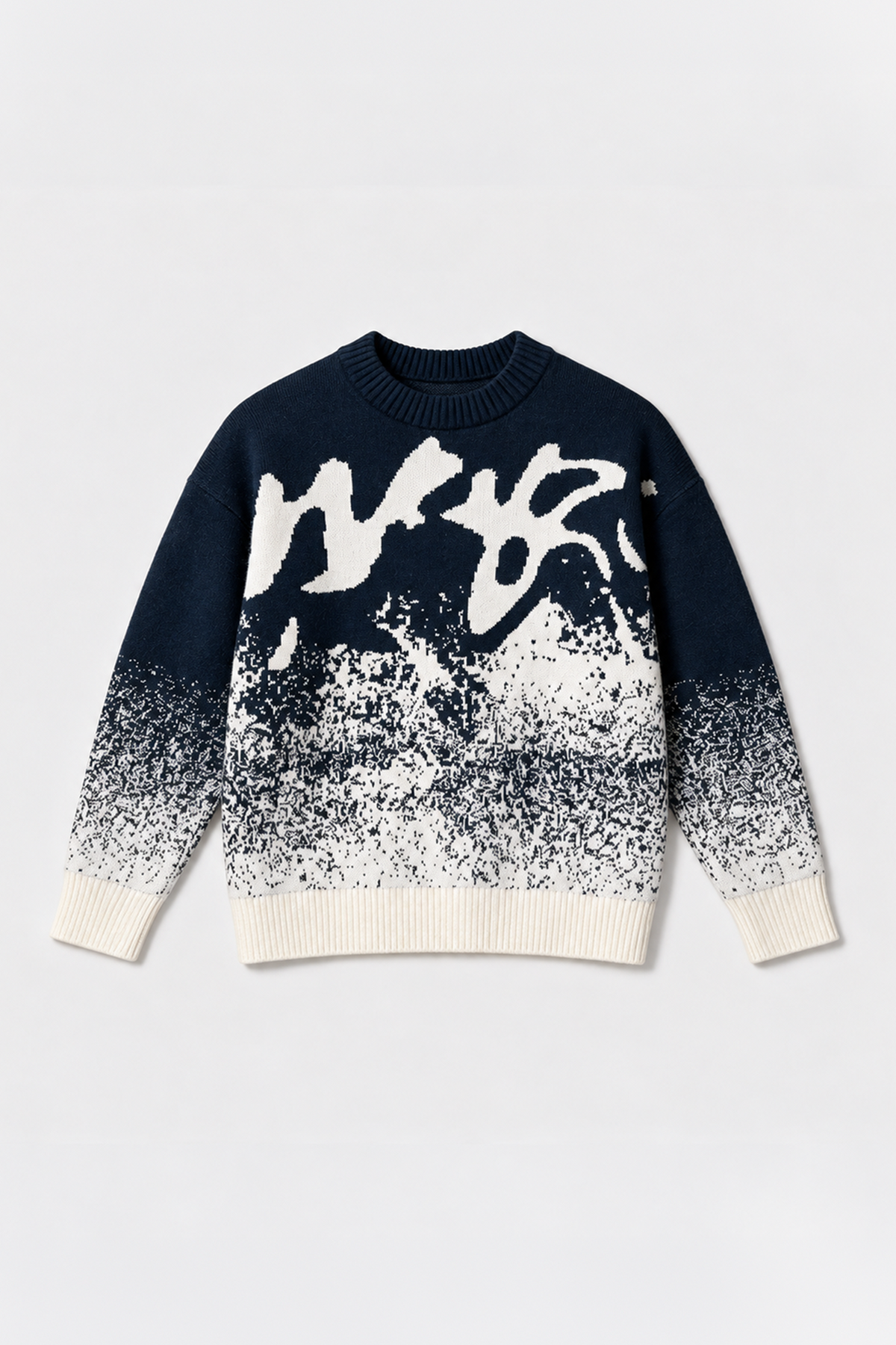 Winter Rain Desen Premium Triko Kazak