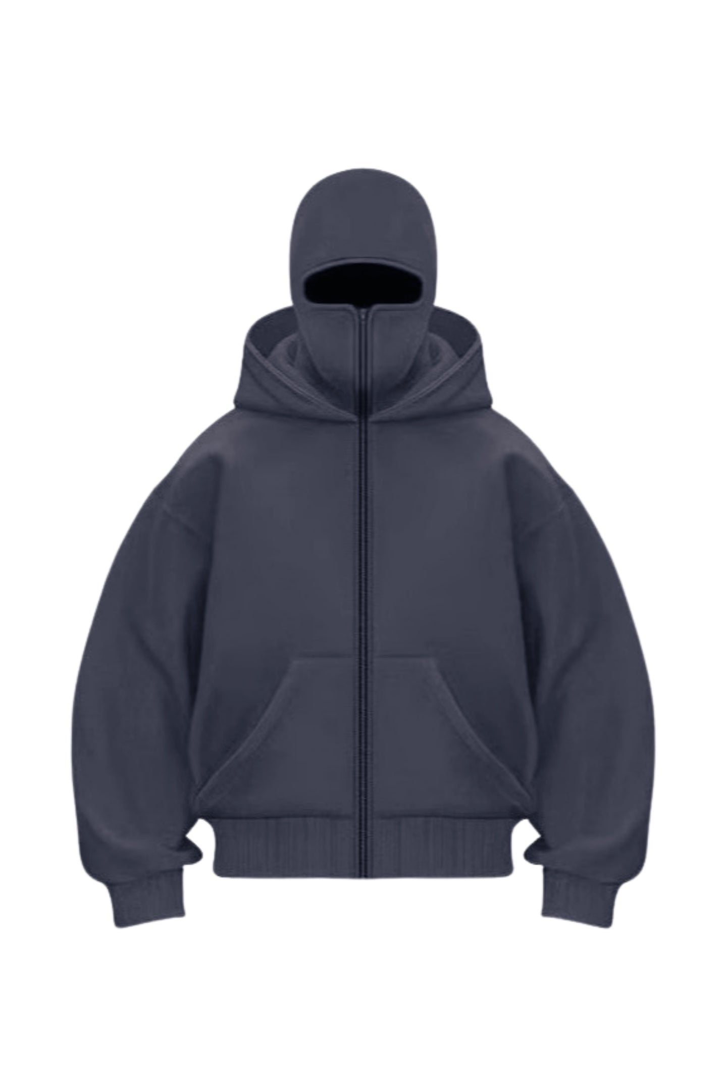 ATE Premium Oversize Maskeli Zip Hoodie
