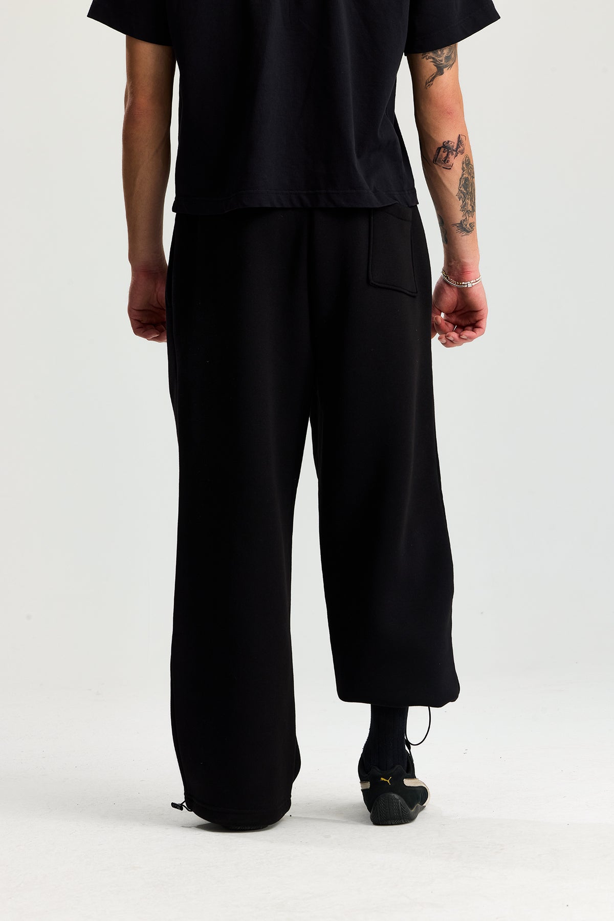 Kışlık Ayarlanabilir Paça ATE Nakış Premium Oversize Eşofman Altı