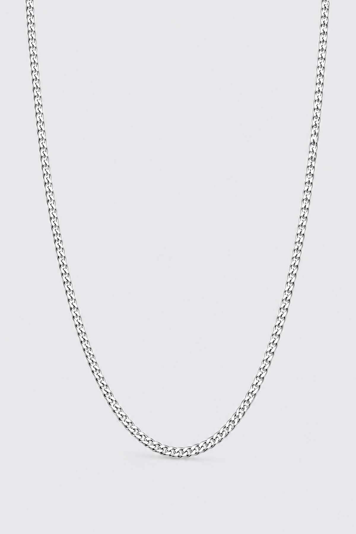 Slate Çelik Kolye - Silver