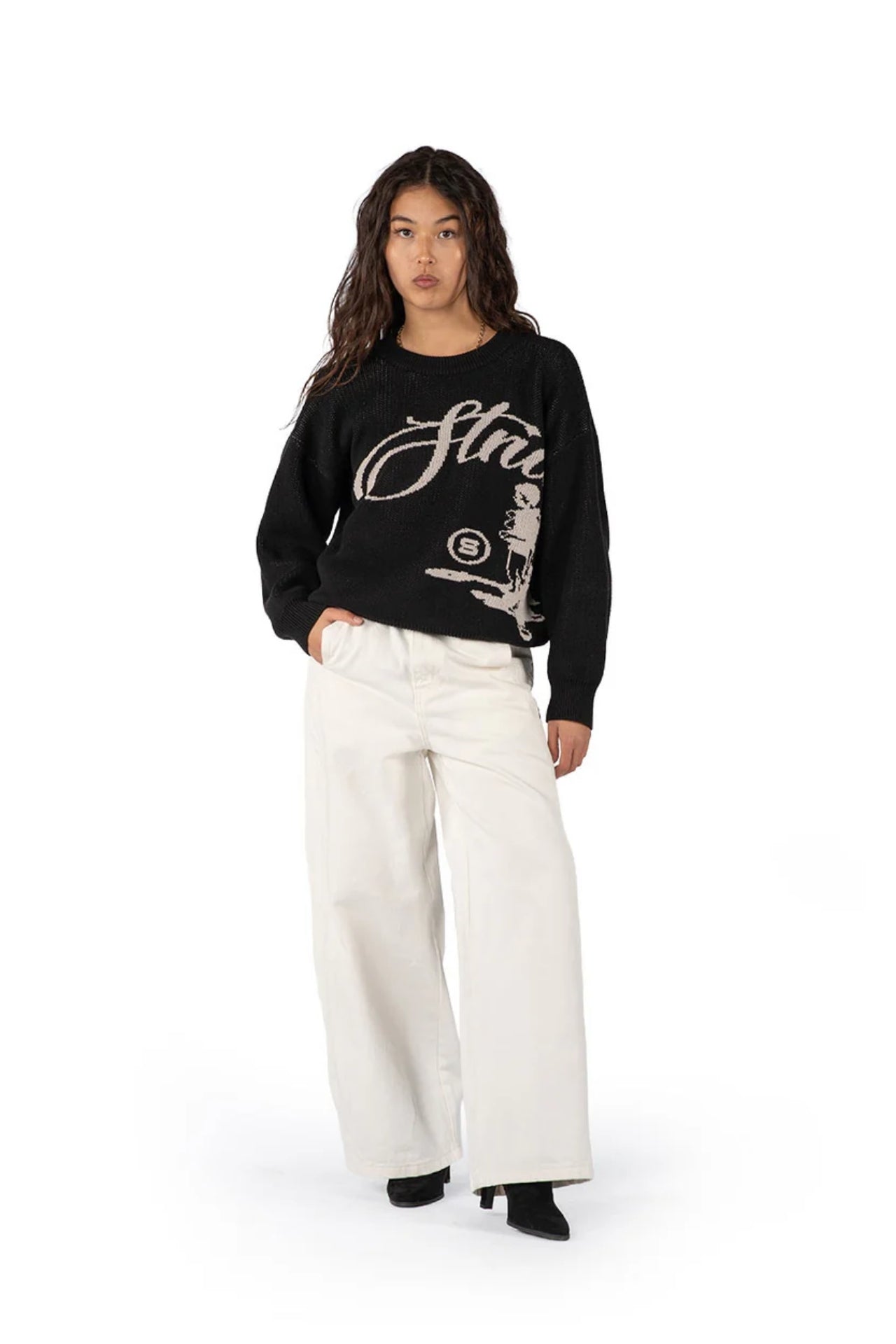 Echoes Oversize Triko Kazak