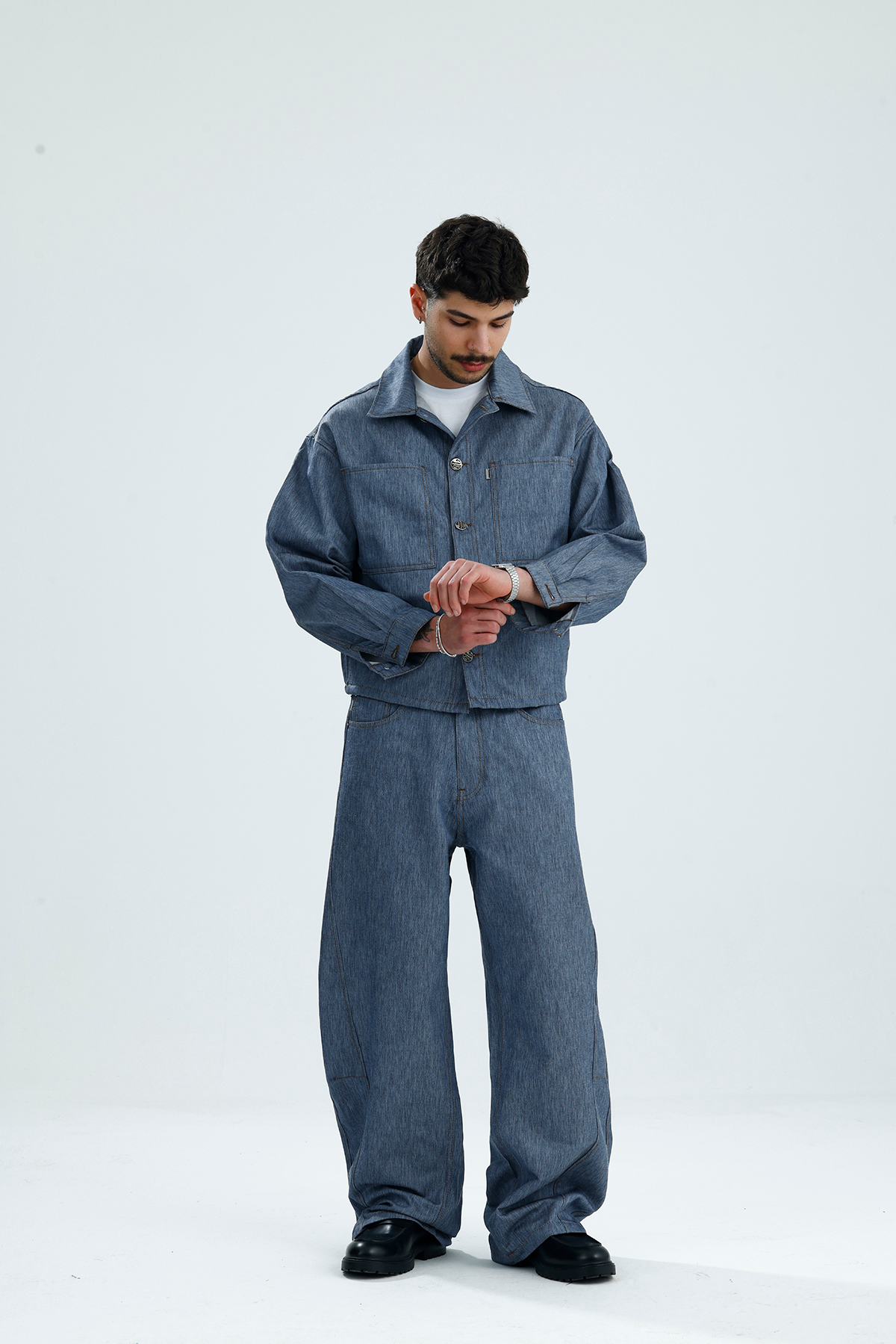 YOROI 鎧 Oversize Boxy Fit Premium Kot Ceket
