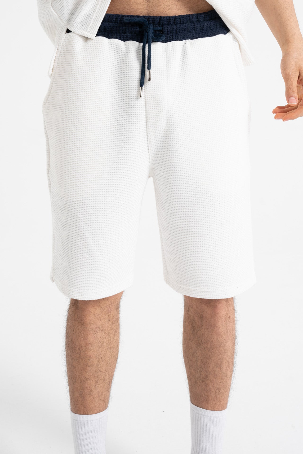 Gofre Detay Polo Yaka Tişört-Şort Premium Takım