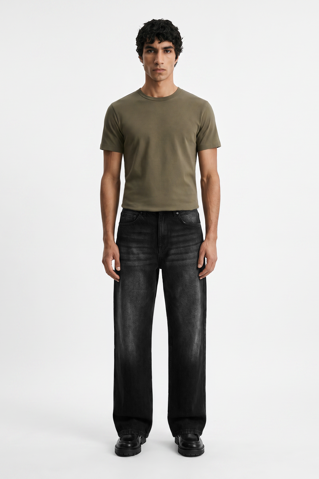 Straight Fit Geniş Paça Tokyo Jeans