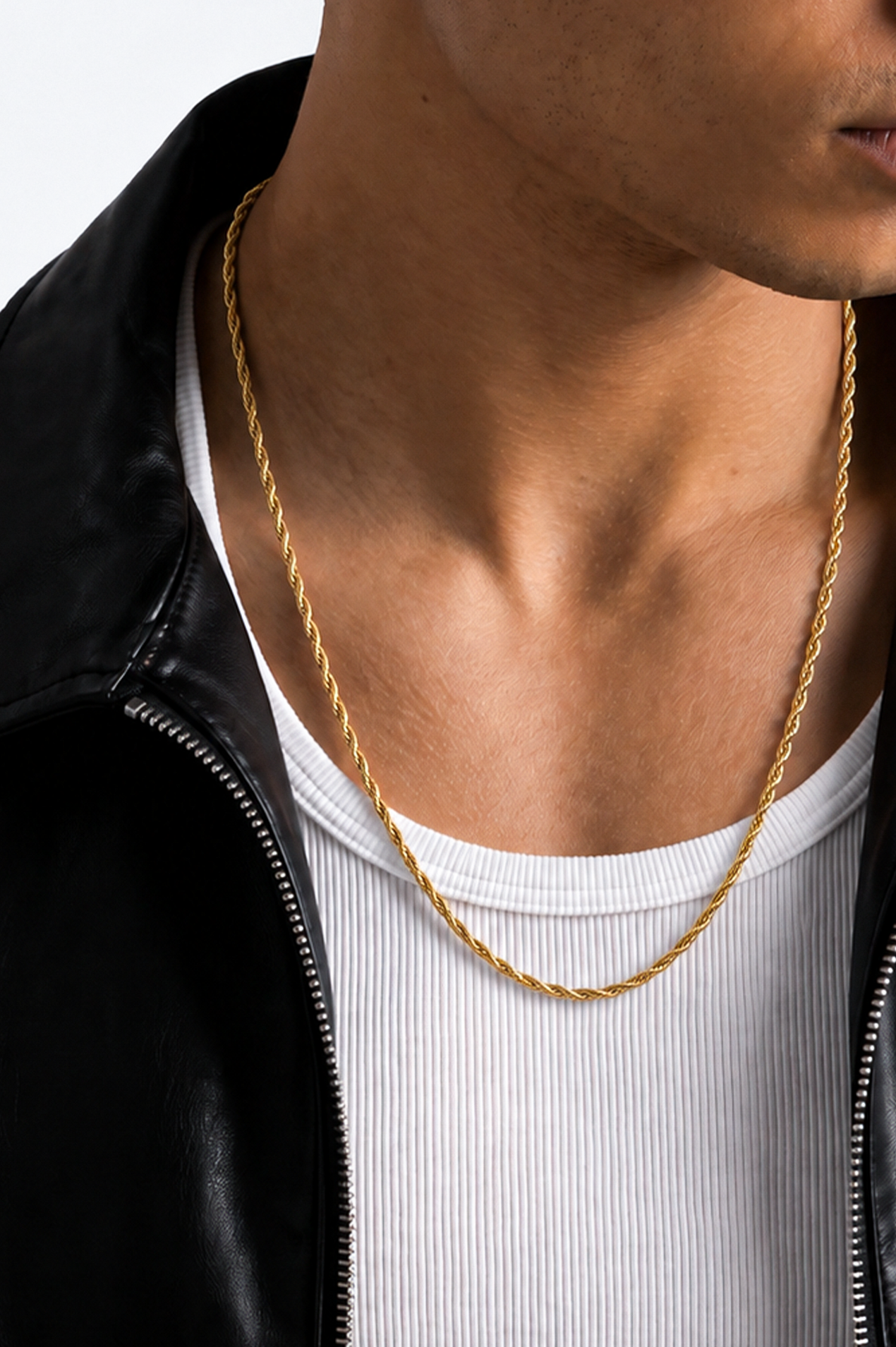 Midas Çelik Kolye - Gold