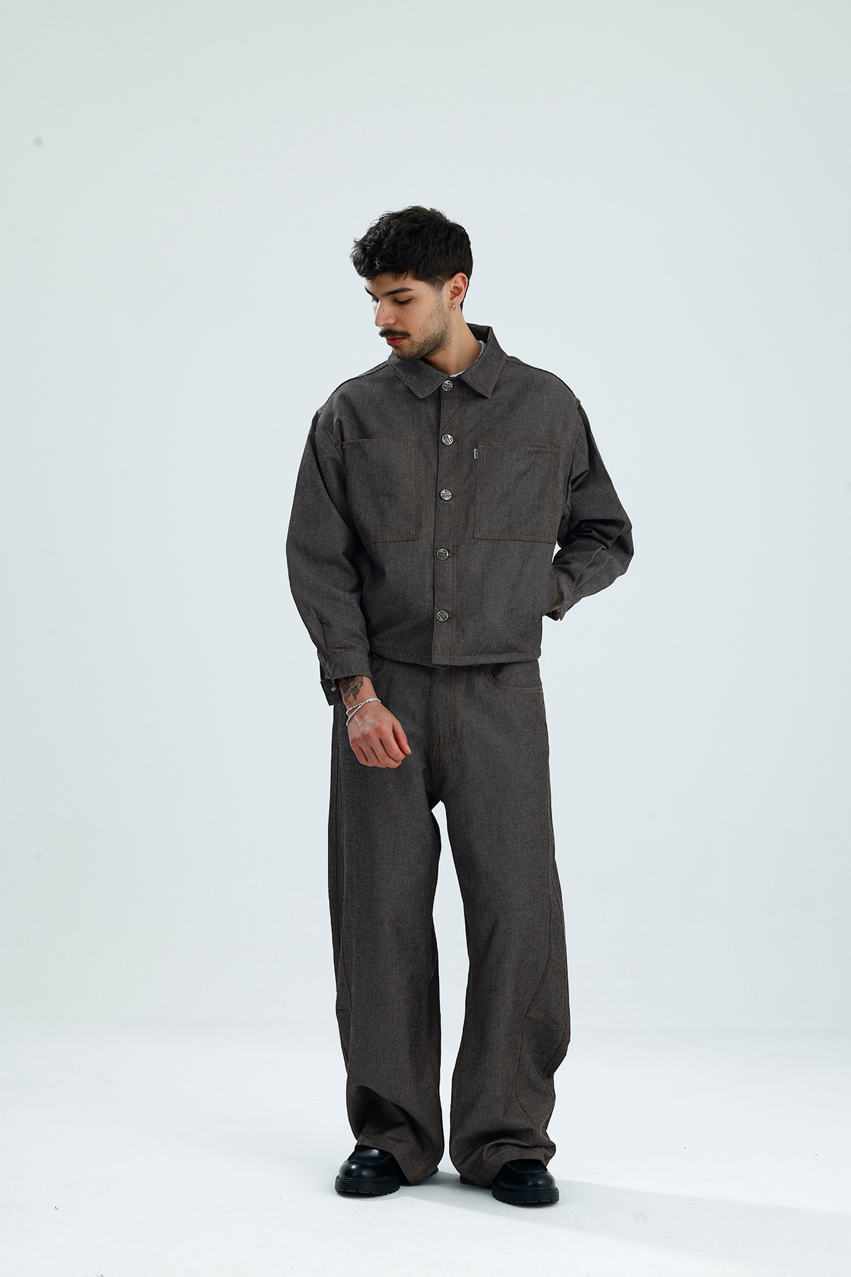 YOROI 鎧 Oversize Boxy Fit Premium Kot Ceket