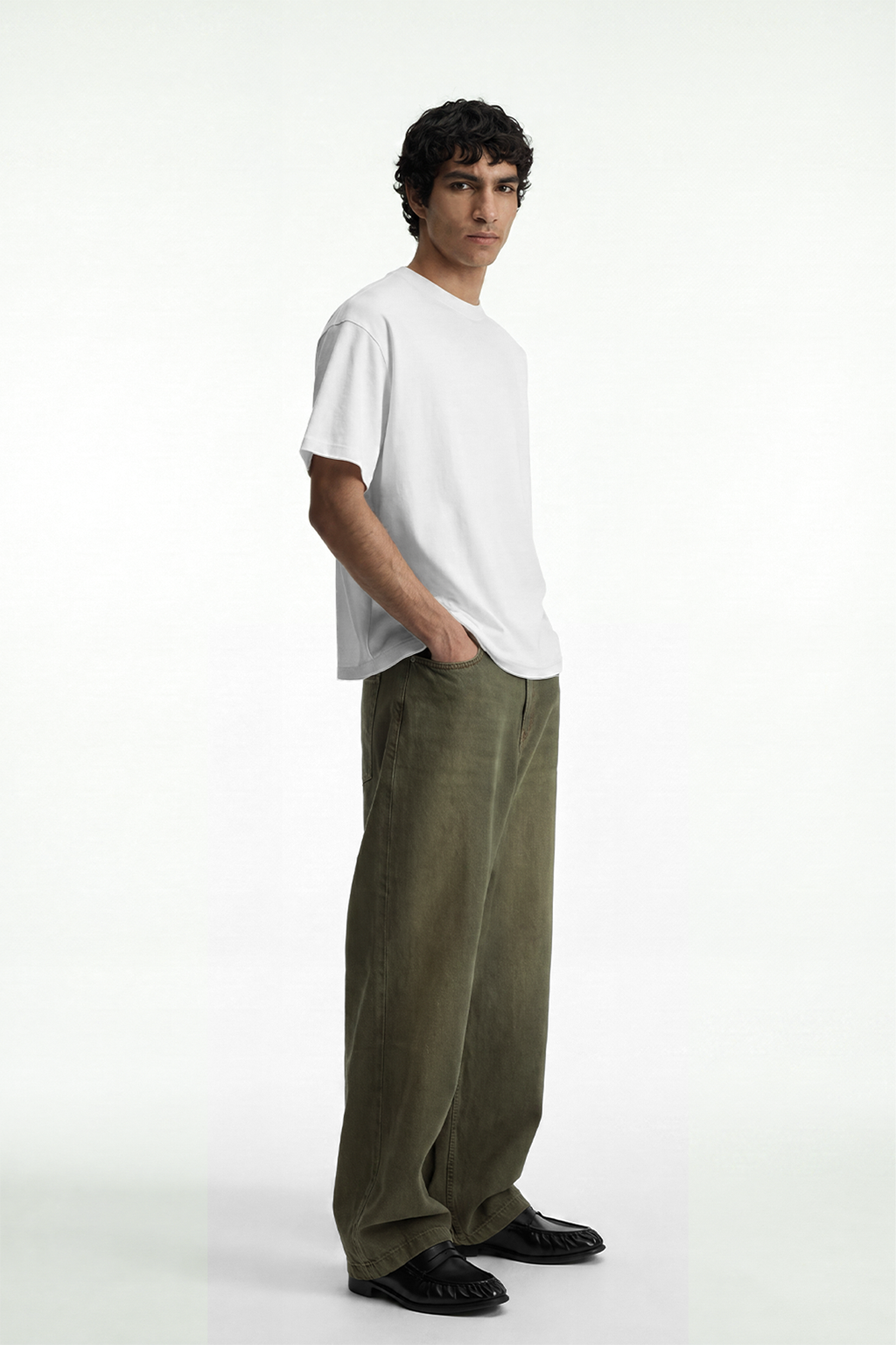 Matcha Baggy Jean