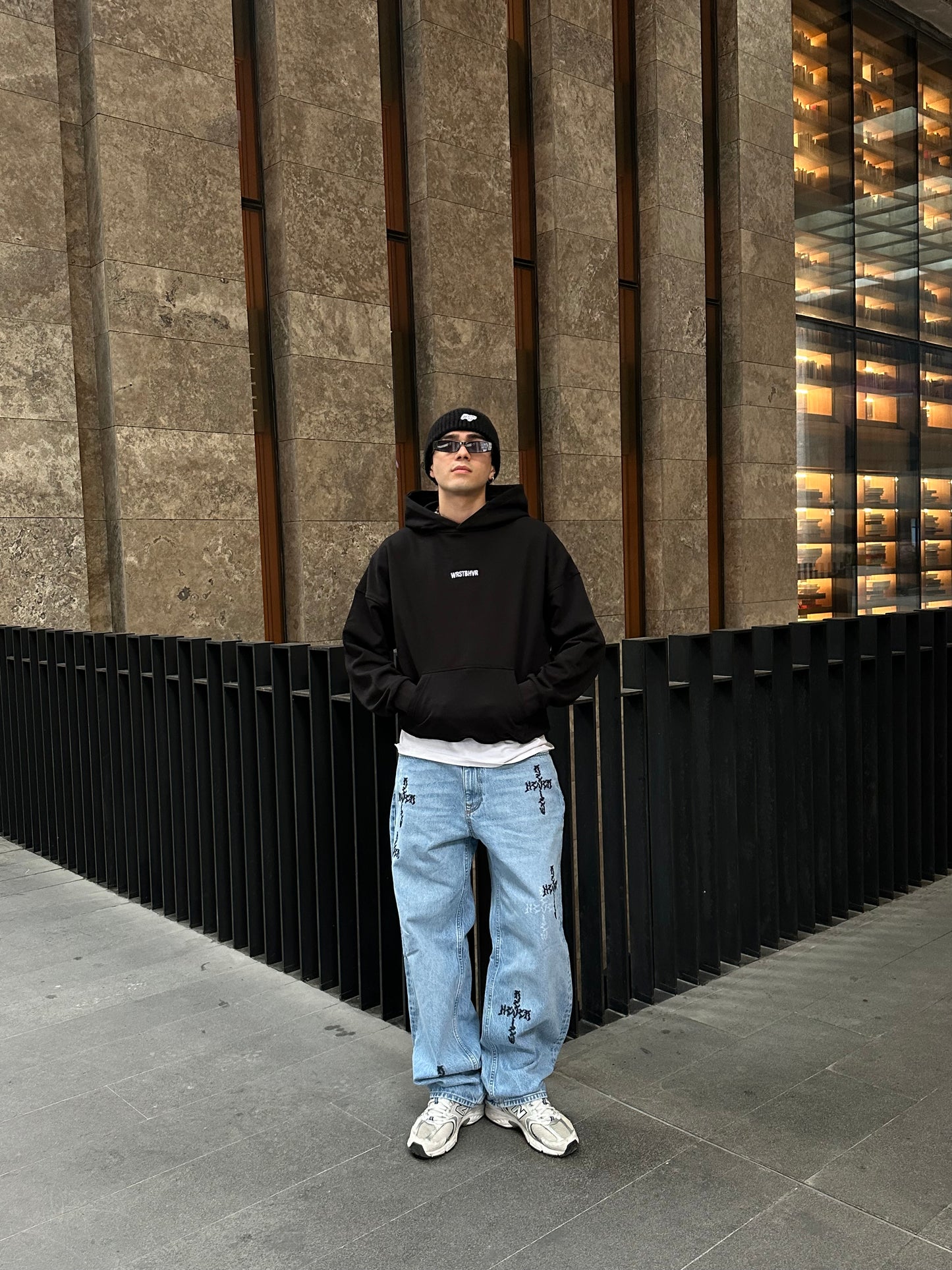 Ate Studios Nakış Detay Premium Baggy Jean