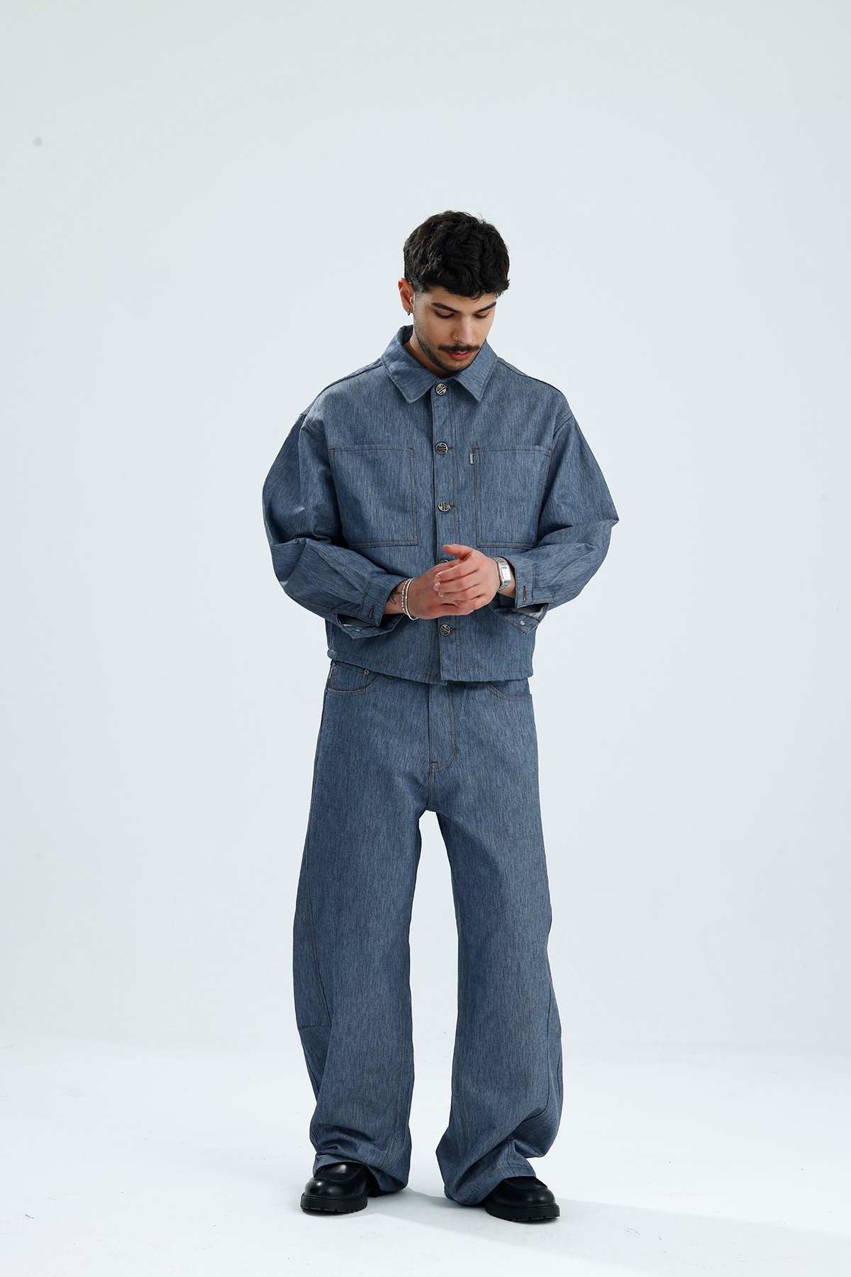 YOROI 鎧 Oversize Boxy Fit Premium Kot Ceket