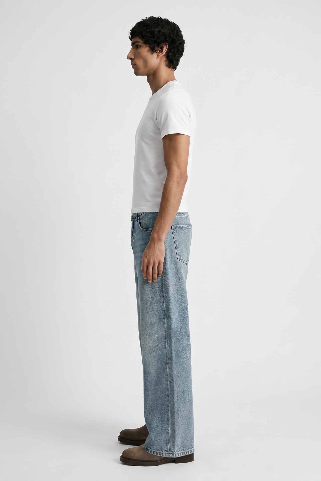 Straight Fit Geniş Paça Tokyo Jeans