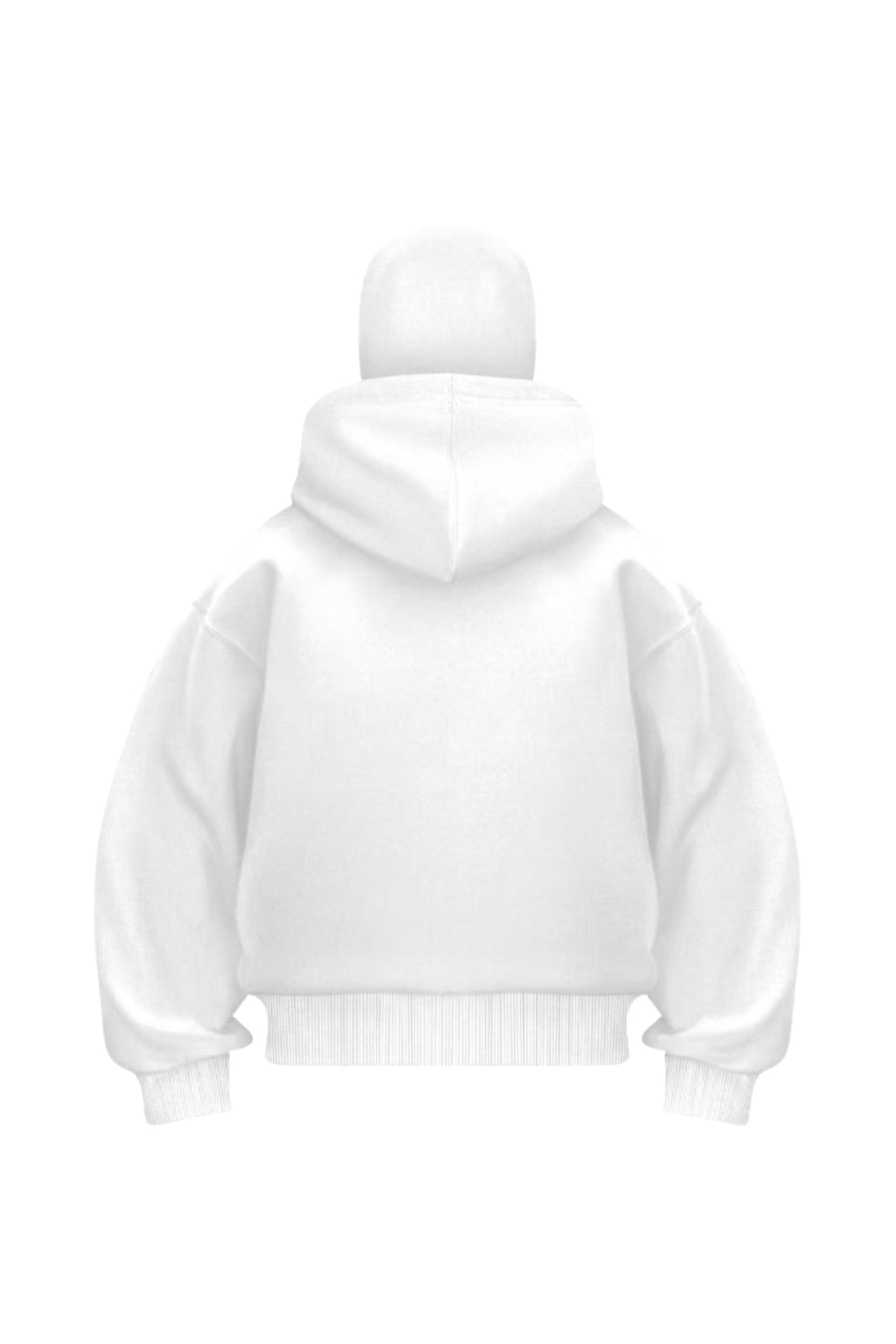 ATE Premium Oversize Maskeli Zip Hoodie