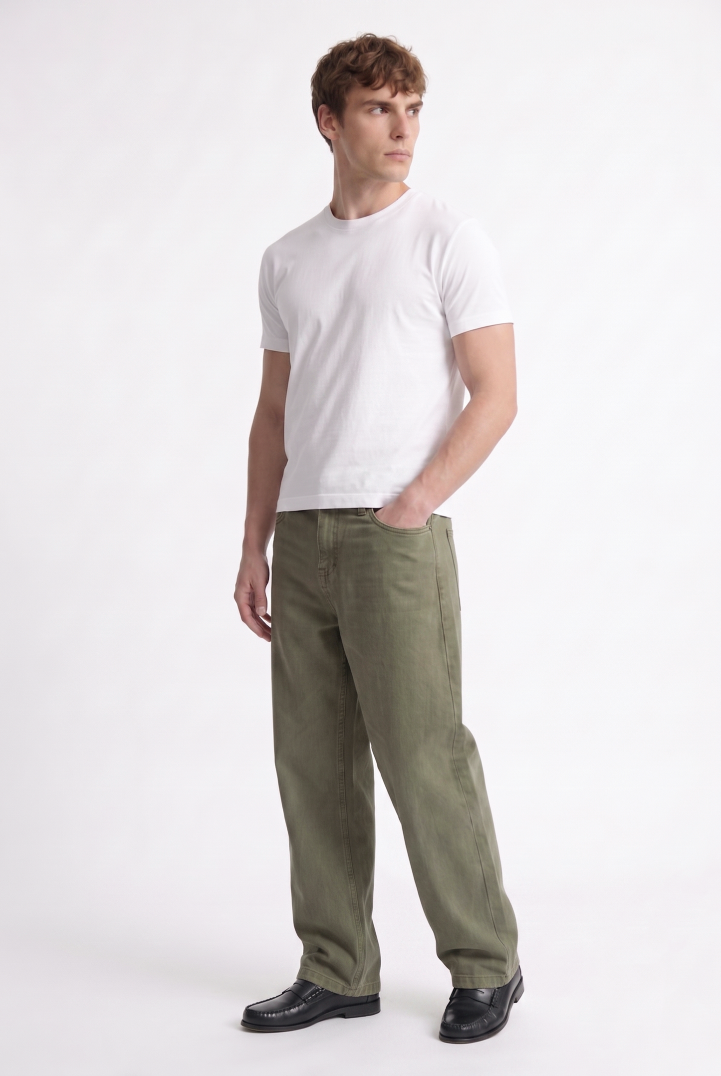 Matcha Baggy Jean