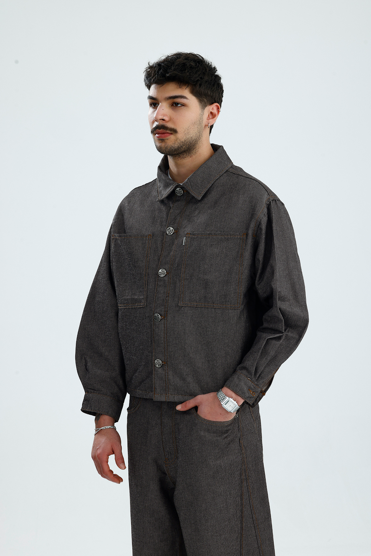 YOROI 鎧 Oversize Boxy Fit Premium Kot Ceket