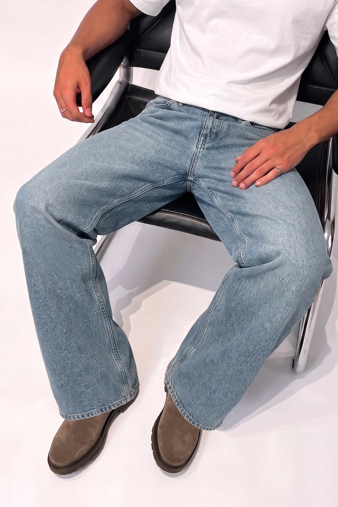 Straight Fit Geniş Paça Tokyo Jeans