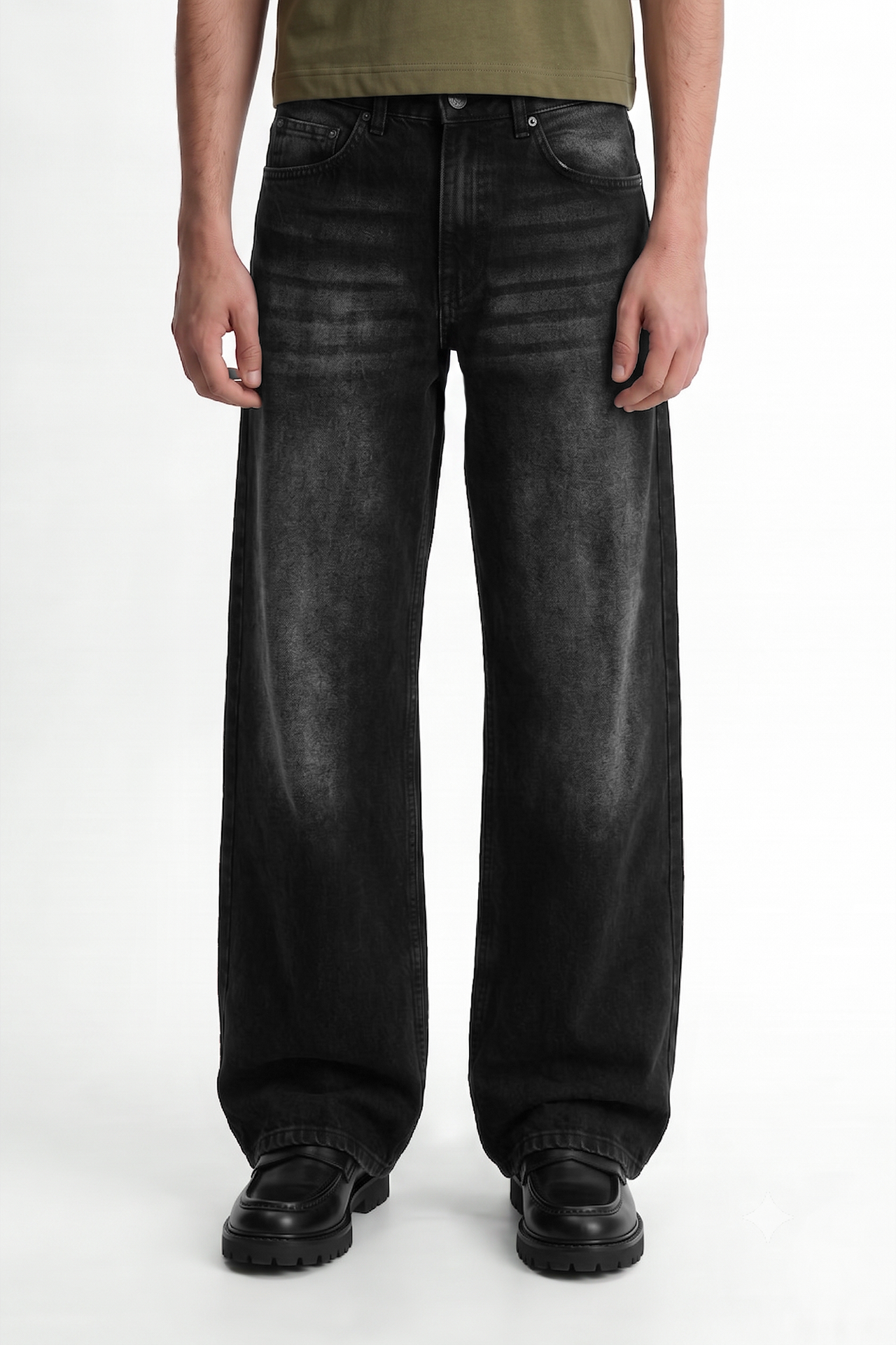Straight Fit Geniş Paça Tokyo Jeans