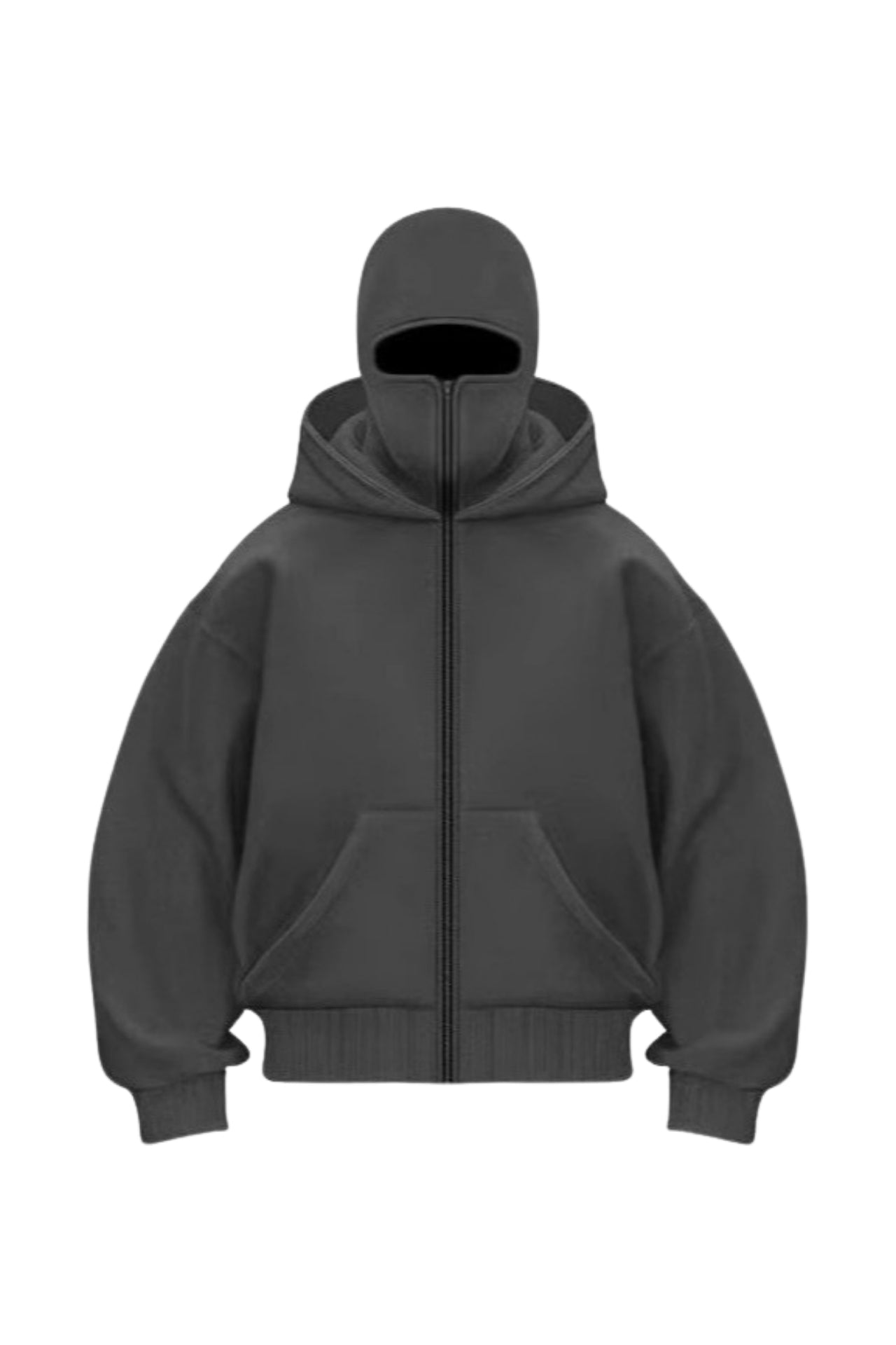 ATE Premium Oversize Maskeli Zip Hoodie