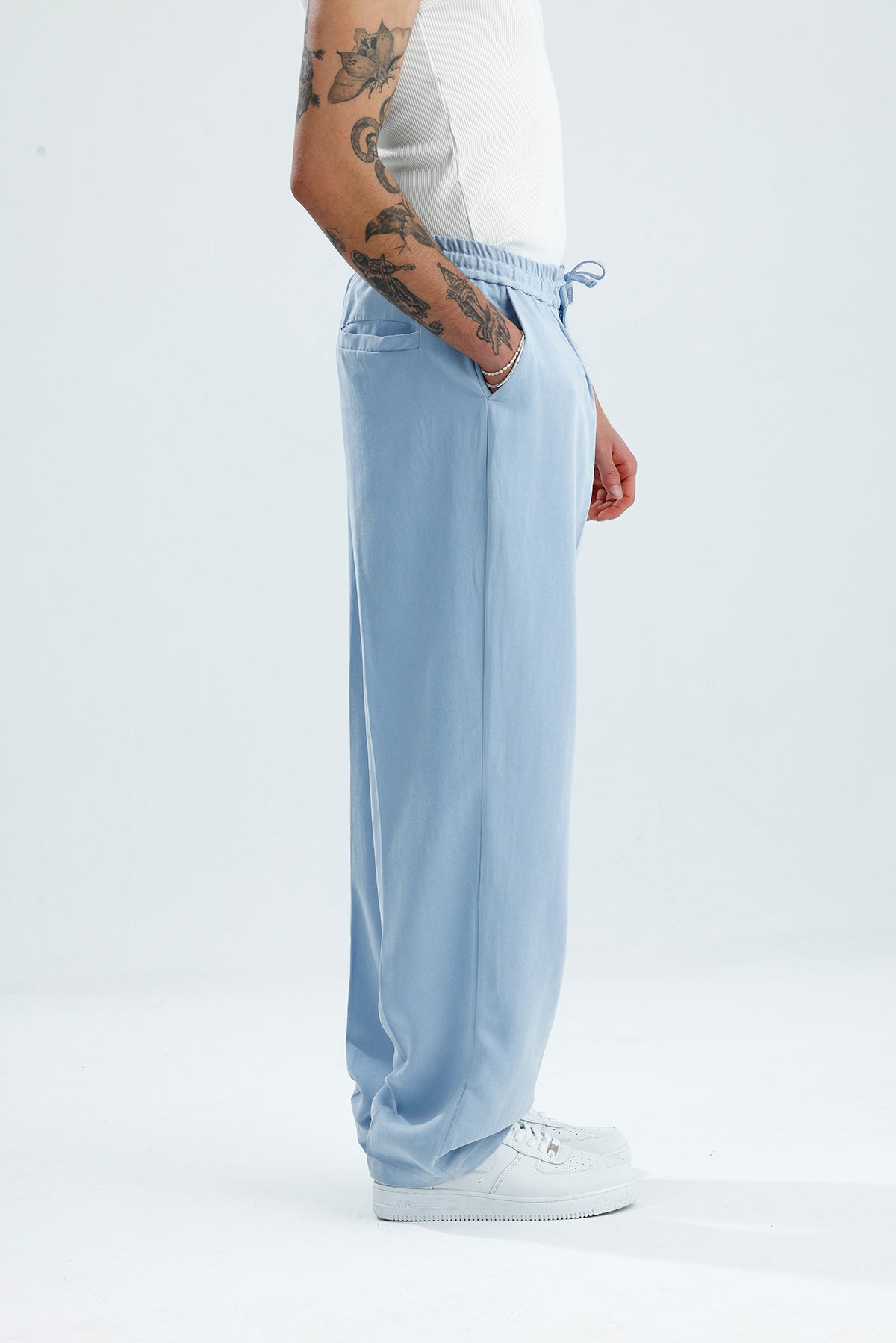 Modal Kumaş Relaxed Fit Premium Baggy Pantolon