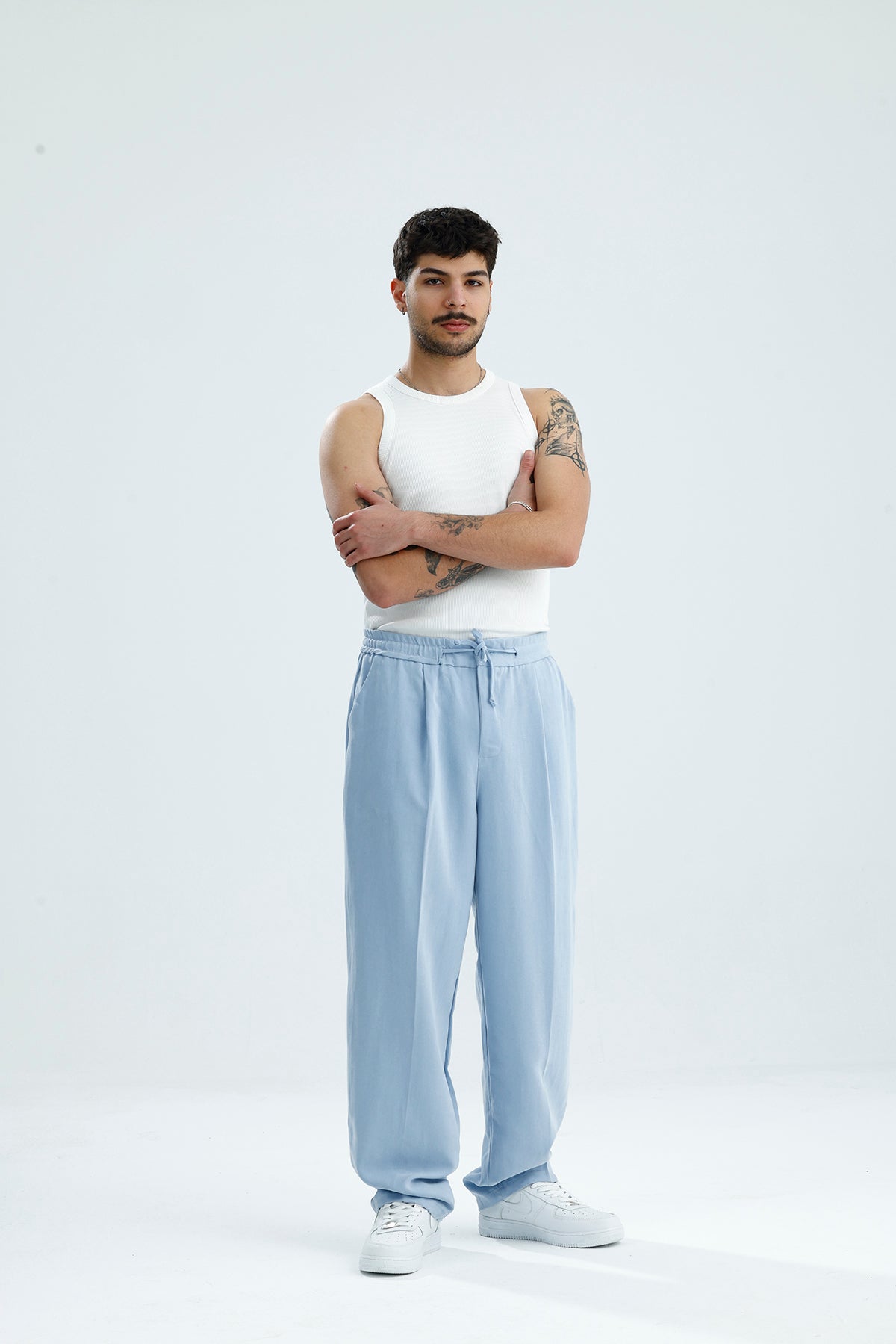 Modal Kumaş Relaxed Fit Premium Baggy Pantolon