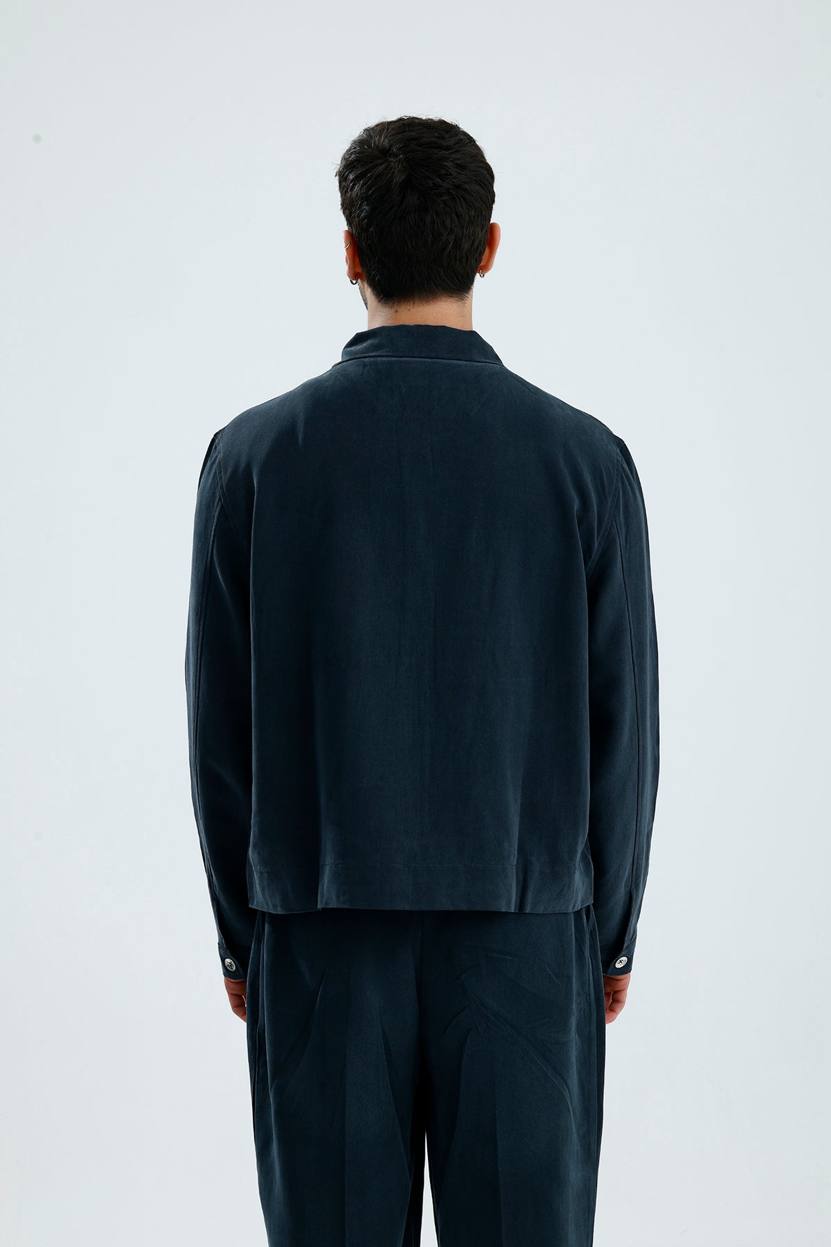 Mevsimlik Çift Fermuarlı Premium Modal Kumaş Ceket