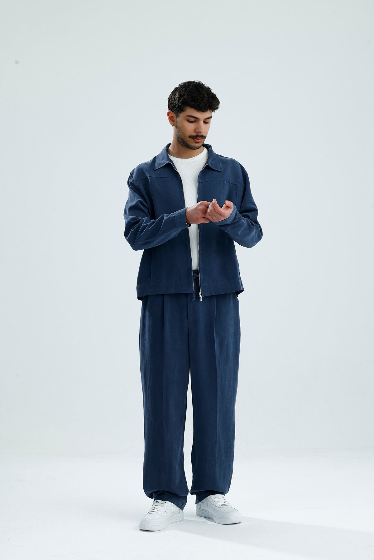 Modal Kumaş Relaxed Fit Premium Baggy Pantolon