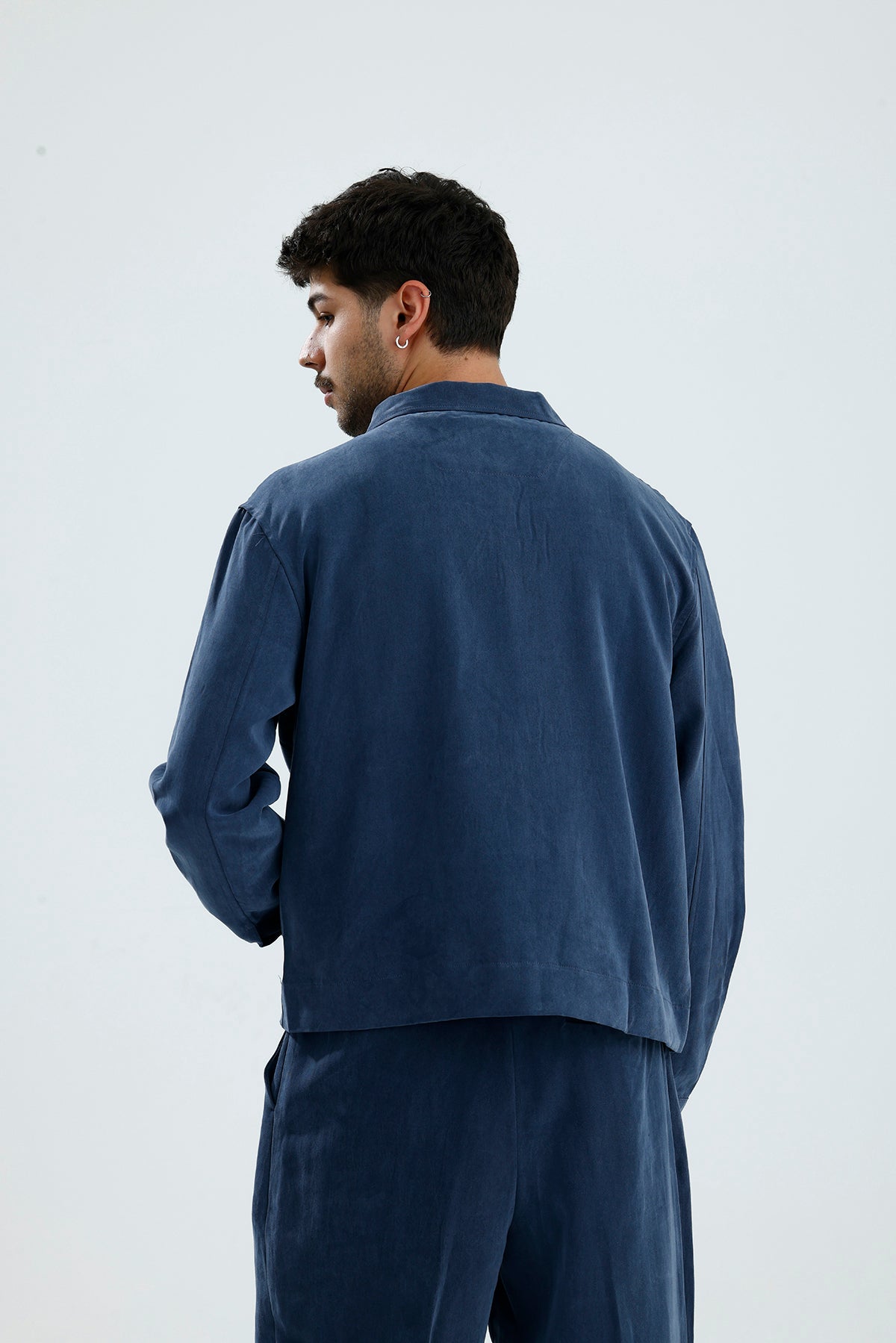 Mevsimlik Çift Fermuarlı Premium Modal Kumaş Ceket