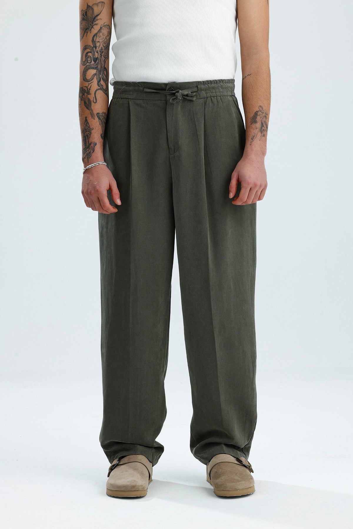 Modal Kumaş Relaxed Fit Premium Baggy Pantolon