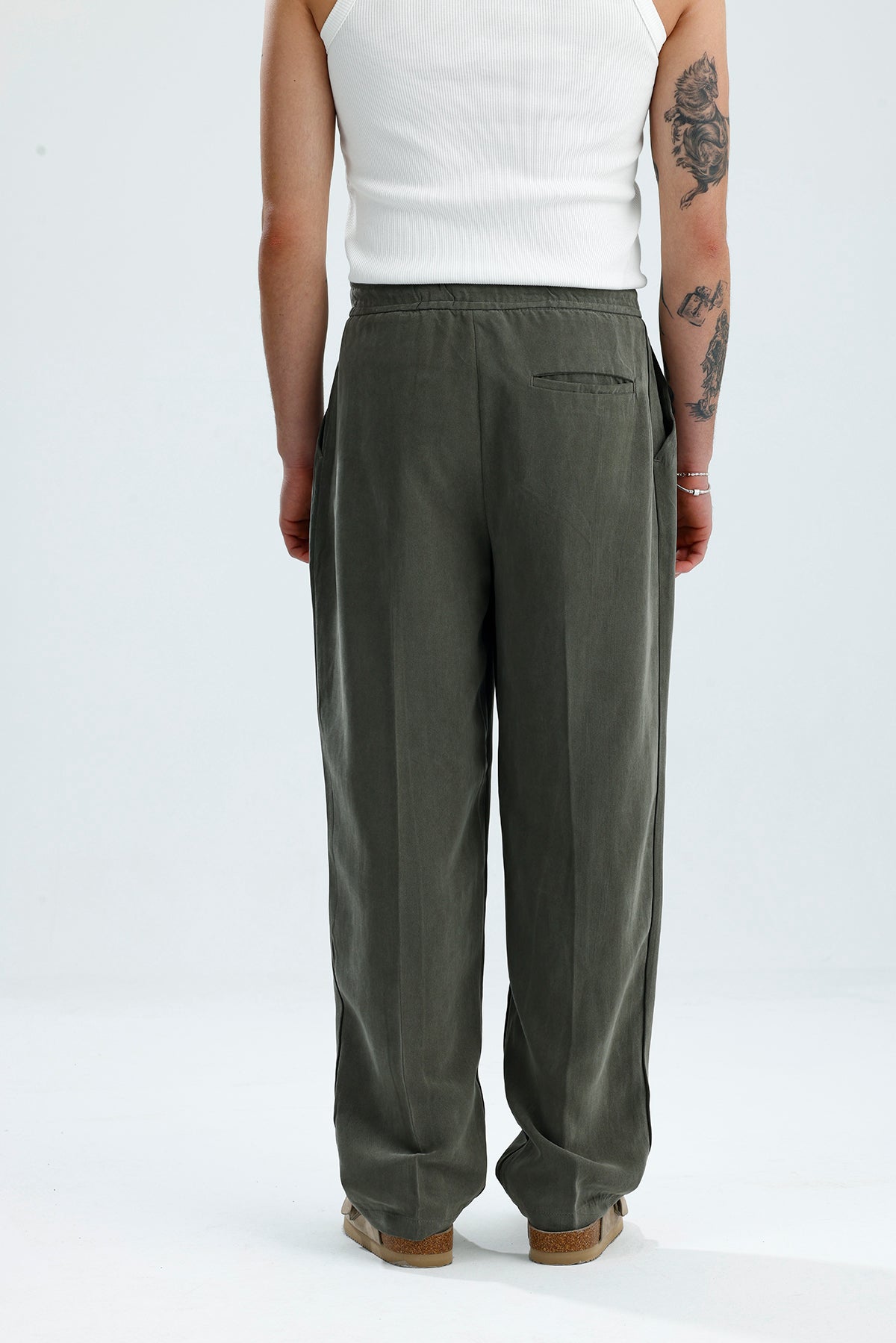 Modal Kumaş Relaxed Fit Premium Baggy Pantolon