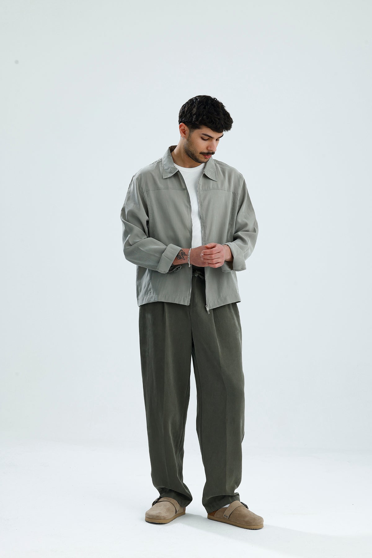 Modal Kumaş Relaxed Fit Premium Baggy Pantolon