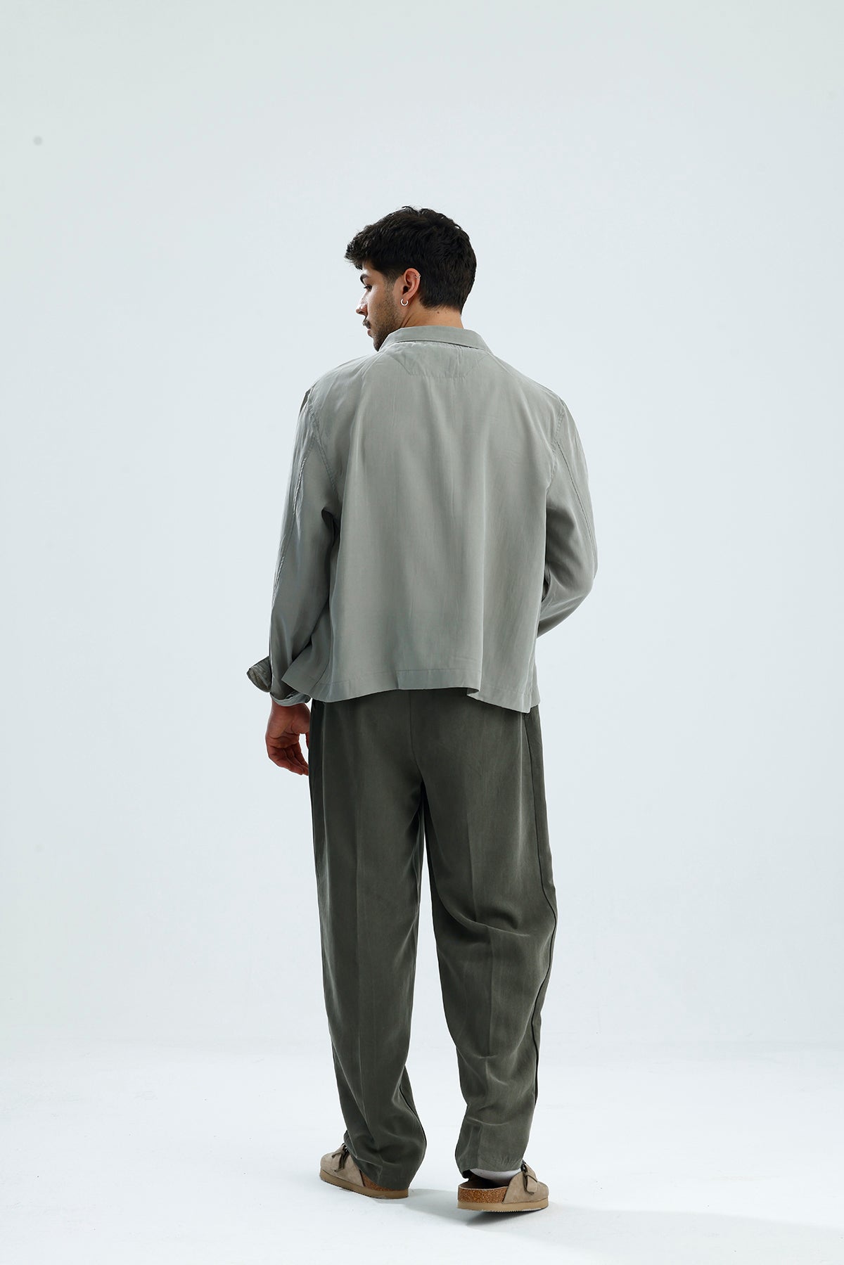 Mevsimlik Çift Fermuarlı Premium Modal Kumaş Ceket