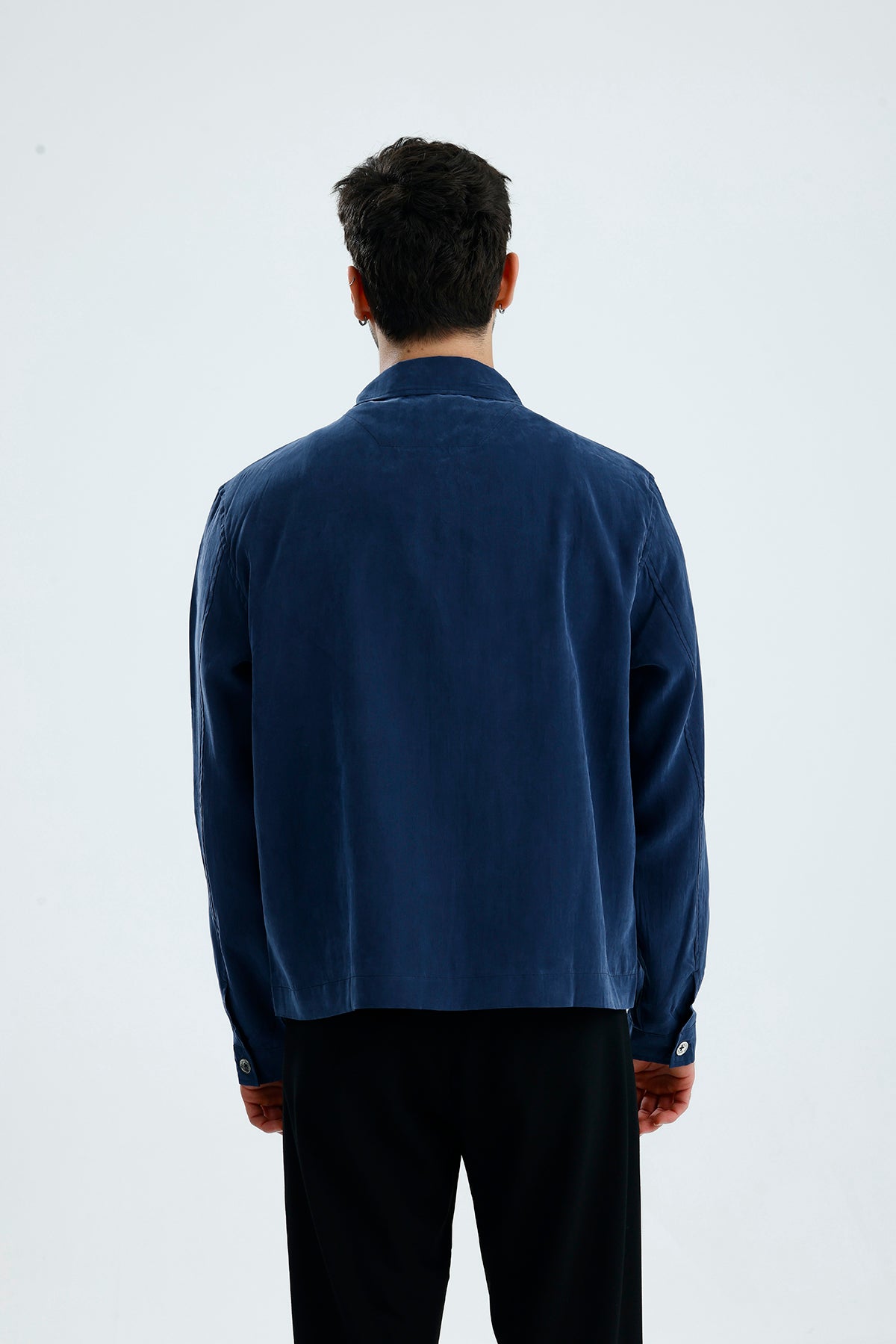 Mevsimlik Çift Fermuarlı Premium Modal Kumaş Ceket