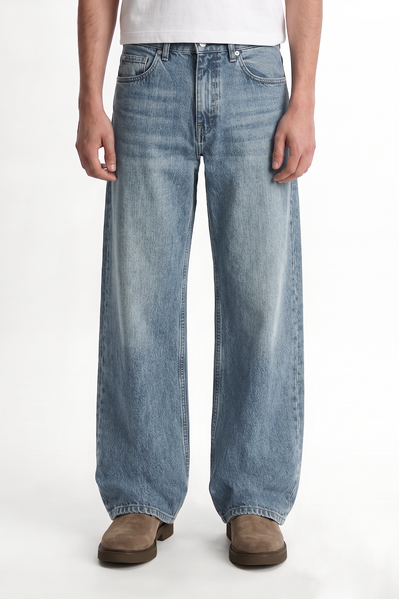 Straight Fit Geniş Paça Tokyo Jeans