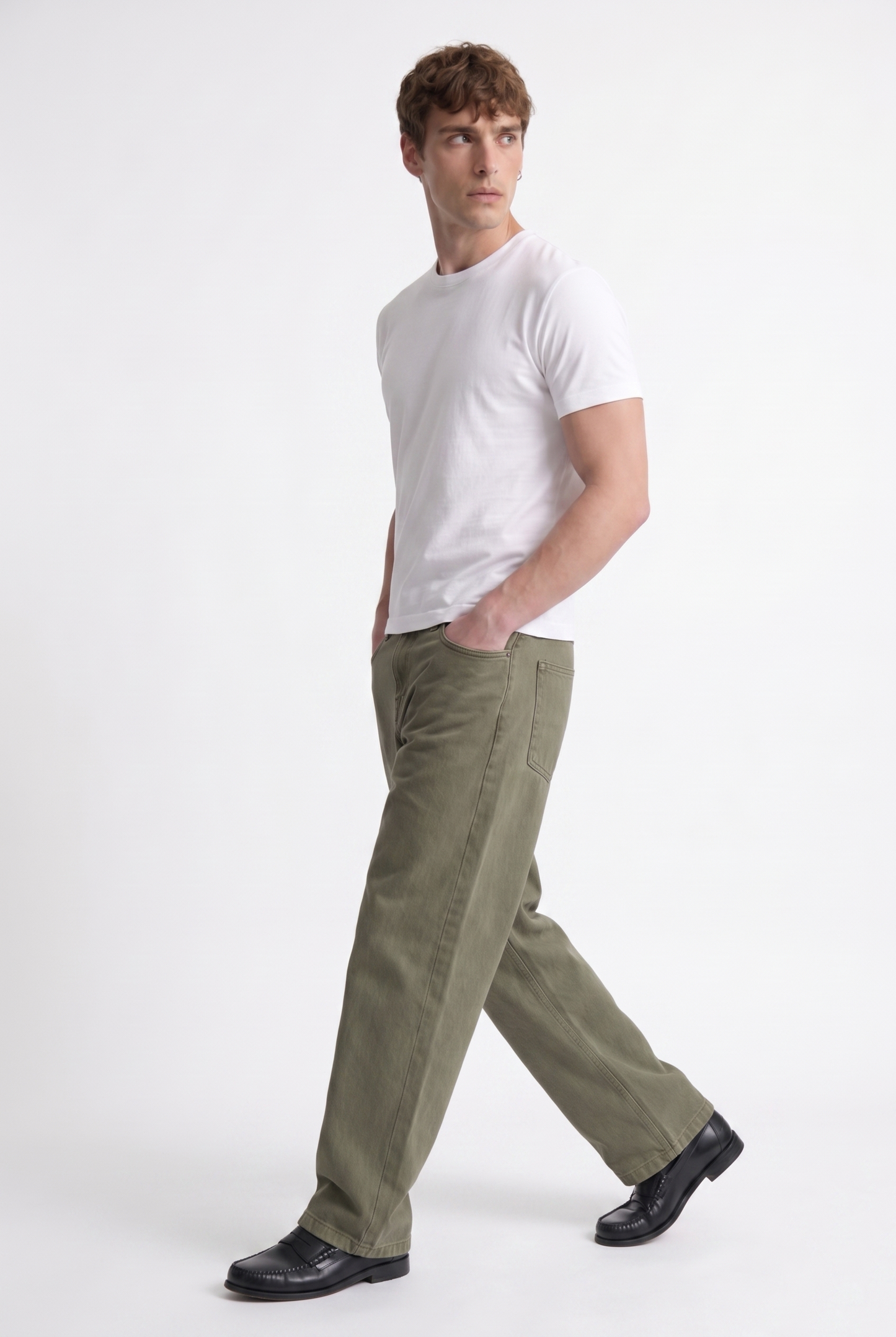 Matcha Baggy Jean