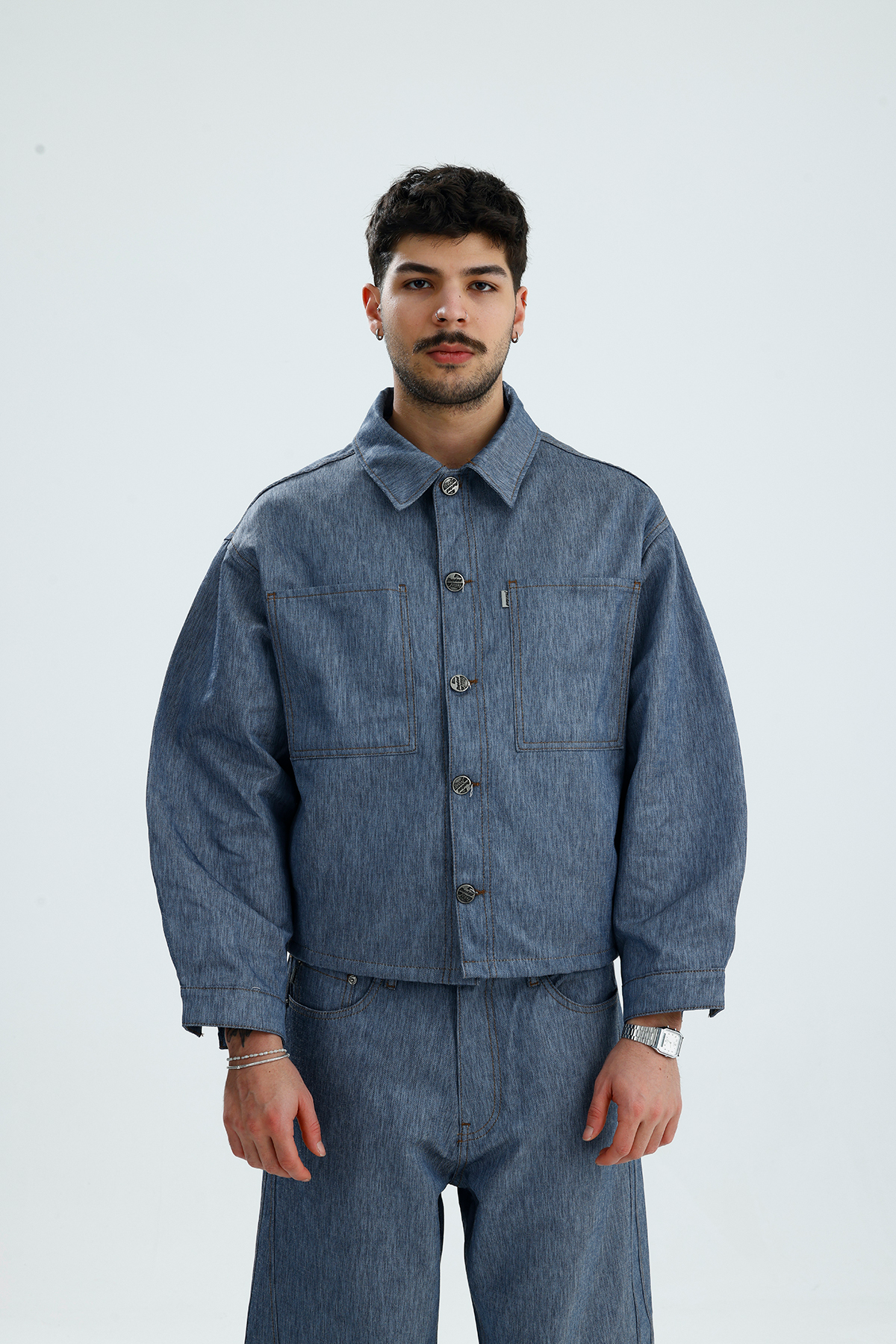 YOROI 鎧 Oversize Boxy Fit Premium Kot Ceket