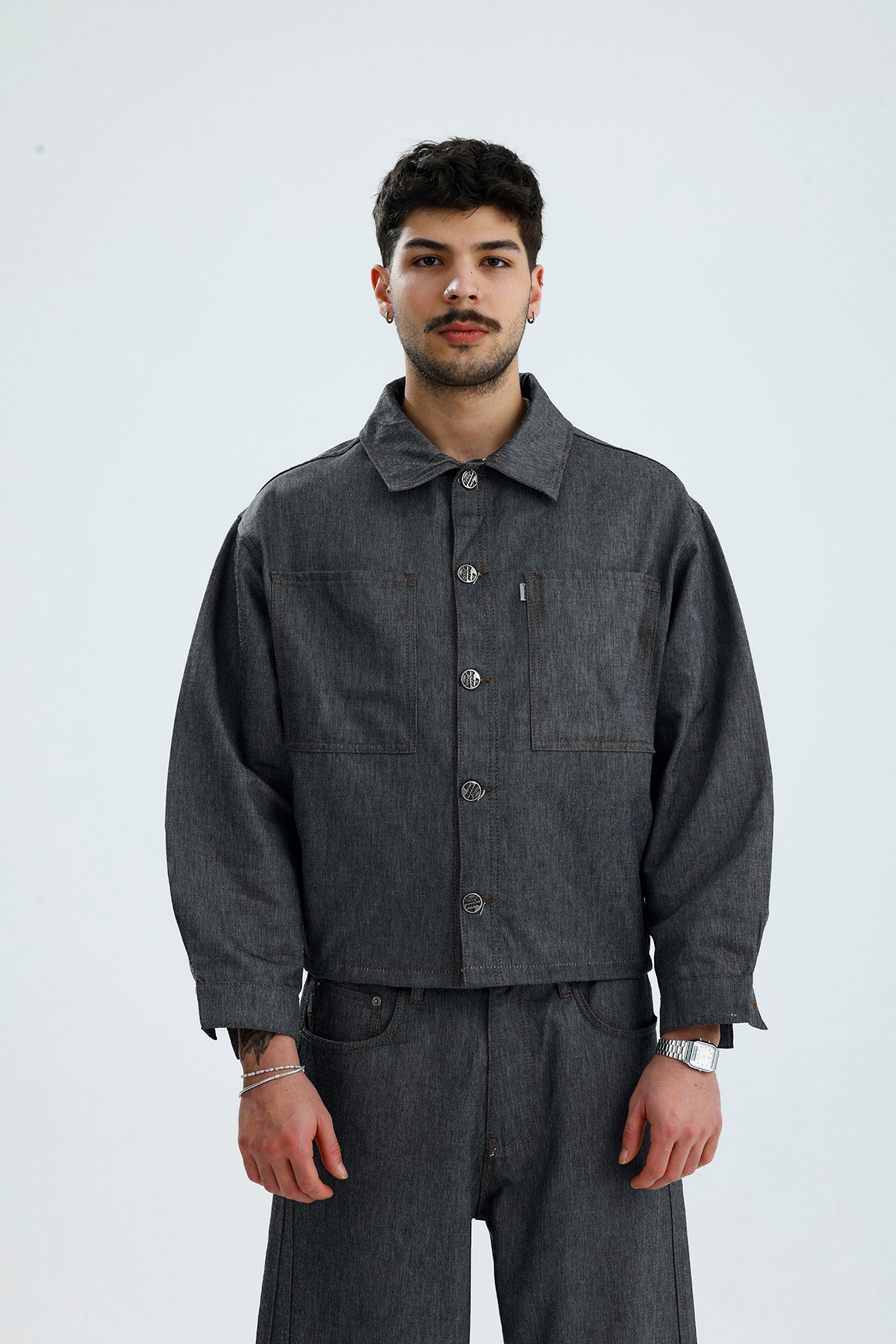 YOROI 鎧 Oversize Boxy Fit Premium Kot Ceket