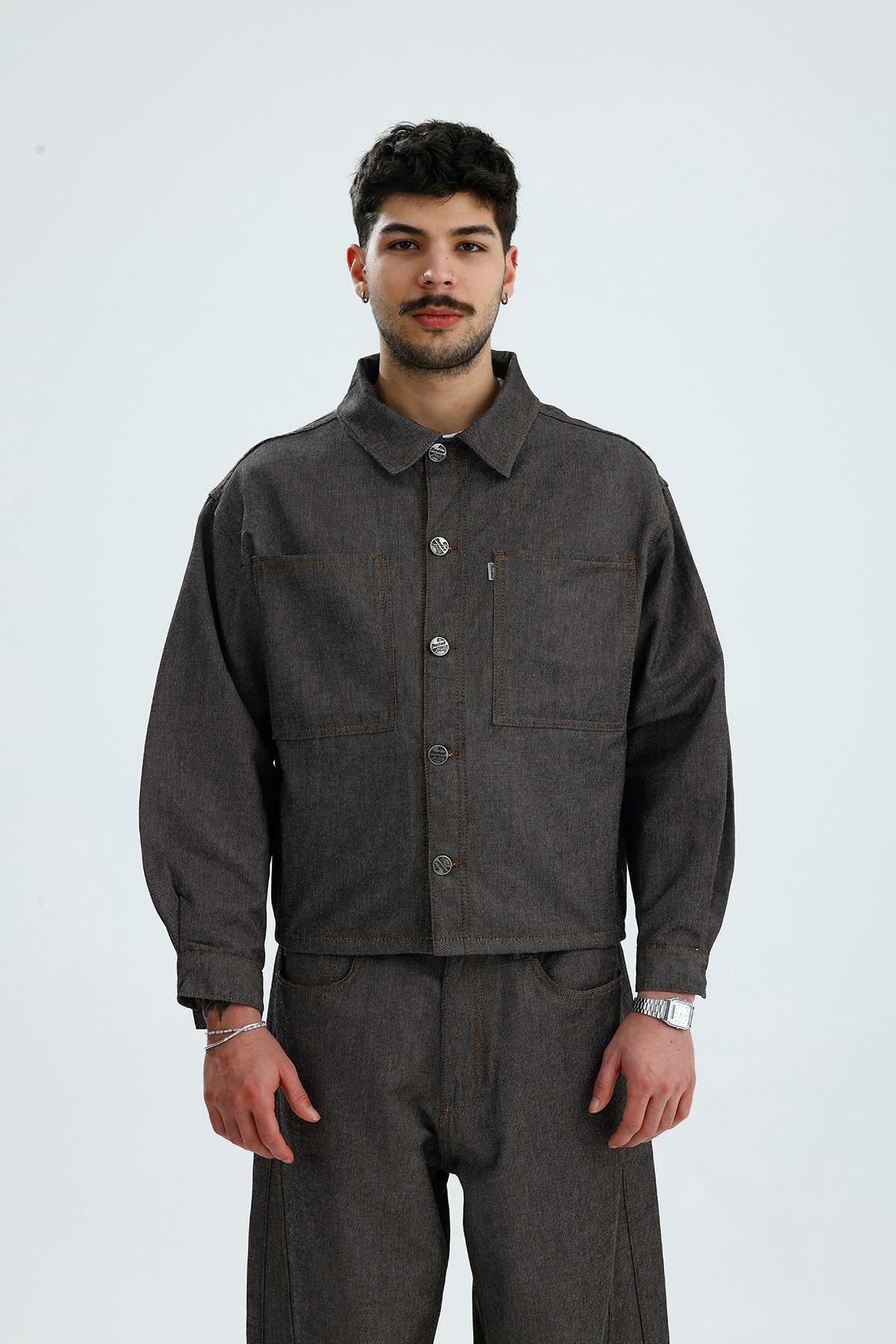 YOROI 鎧 Oversize Boxy Fit Premium Kot Ceket