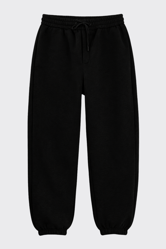 Kışlık Paça Lastikli Oversize Eşofman Altı