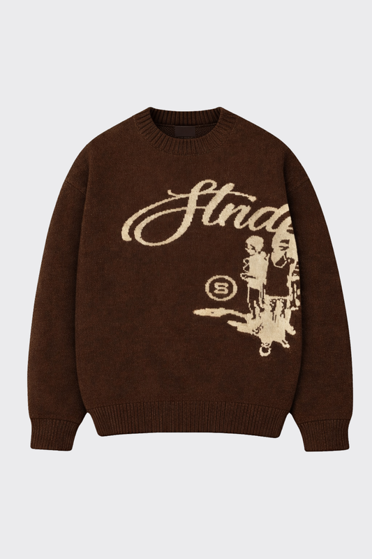 Echoes Oversize Triko Kazak