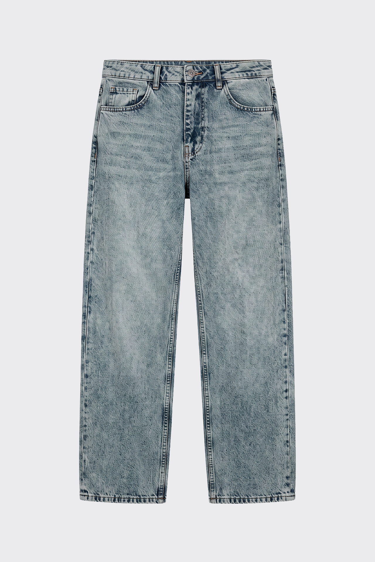Relaxed Fit Kar Yıkama Kot Pantolon