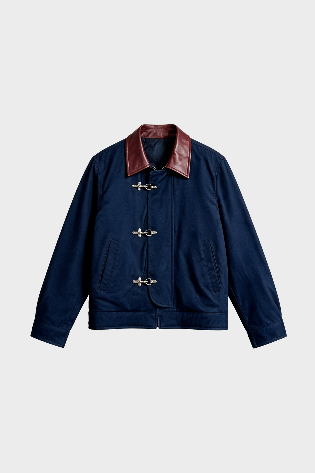 Kontrast Yaka Klipsli Gabardin Mont