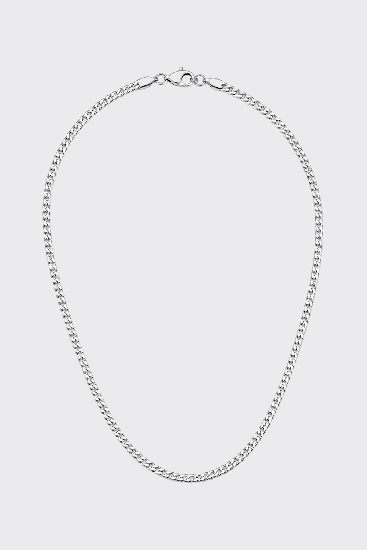 Slate Çelik Kolye - Silver