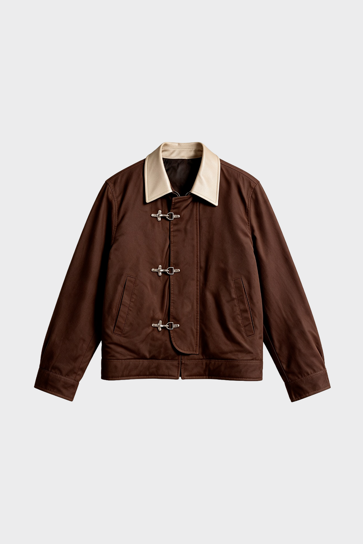 Kontrast Yaka Klipsli Gabardin Mont