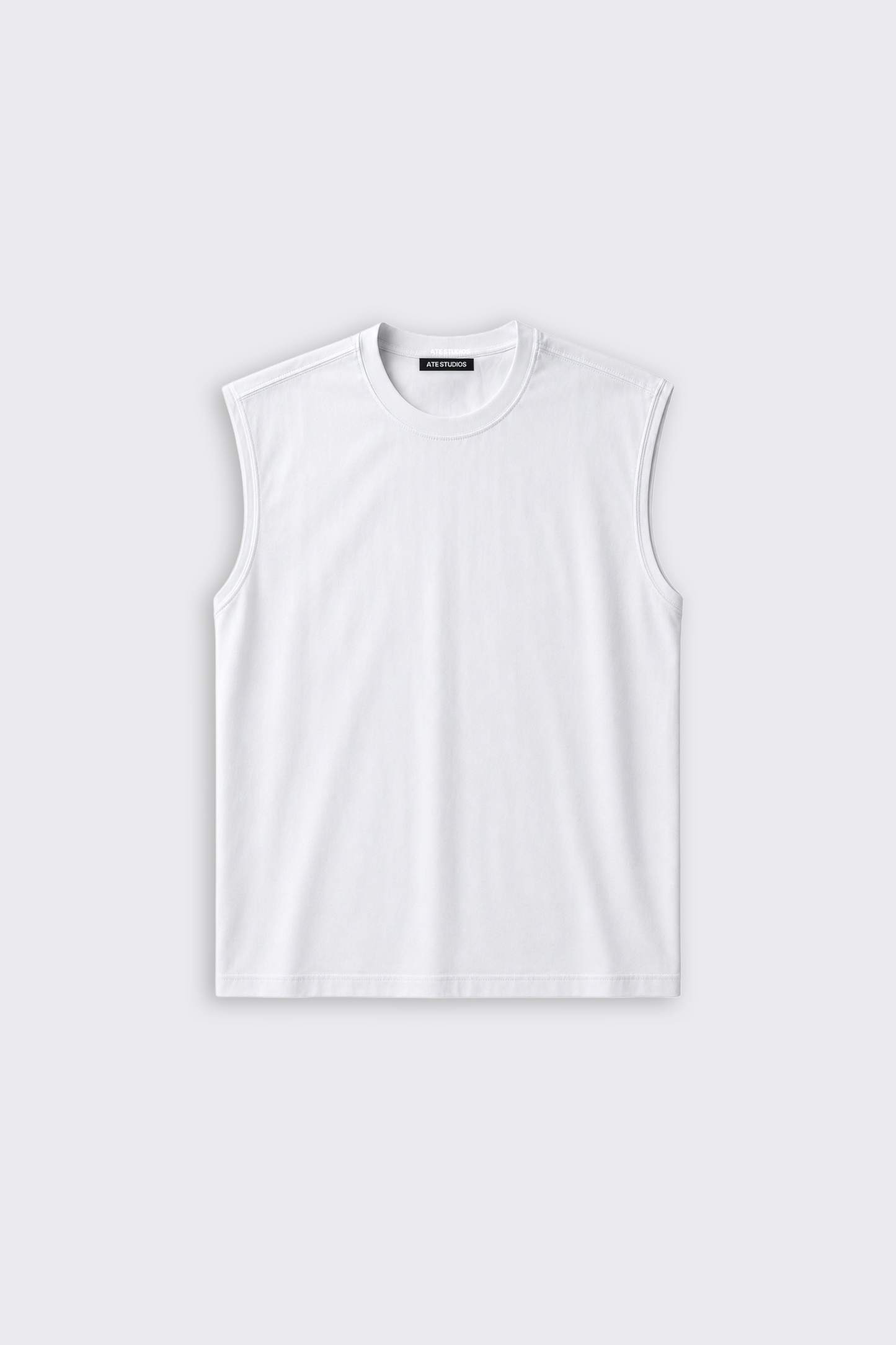 Basic Sıfır Kollu Oversize Tişört