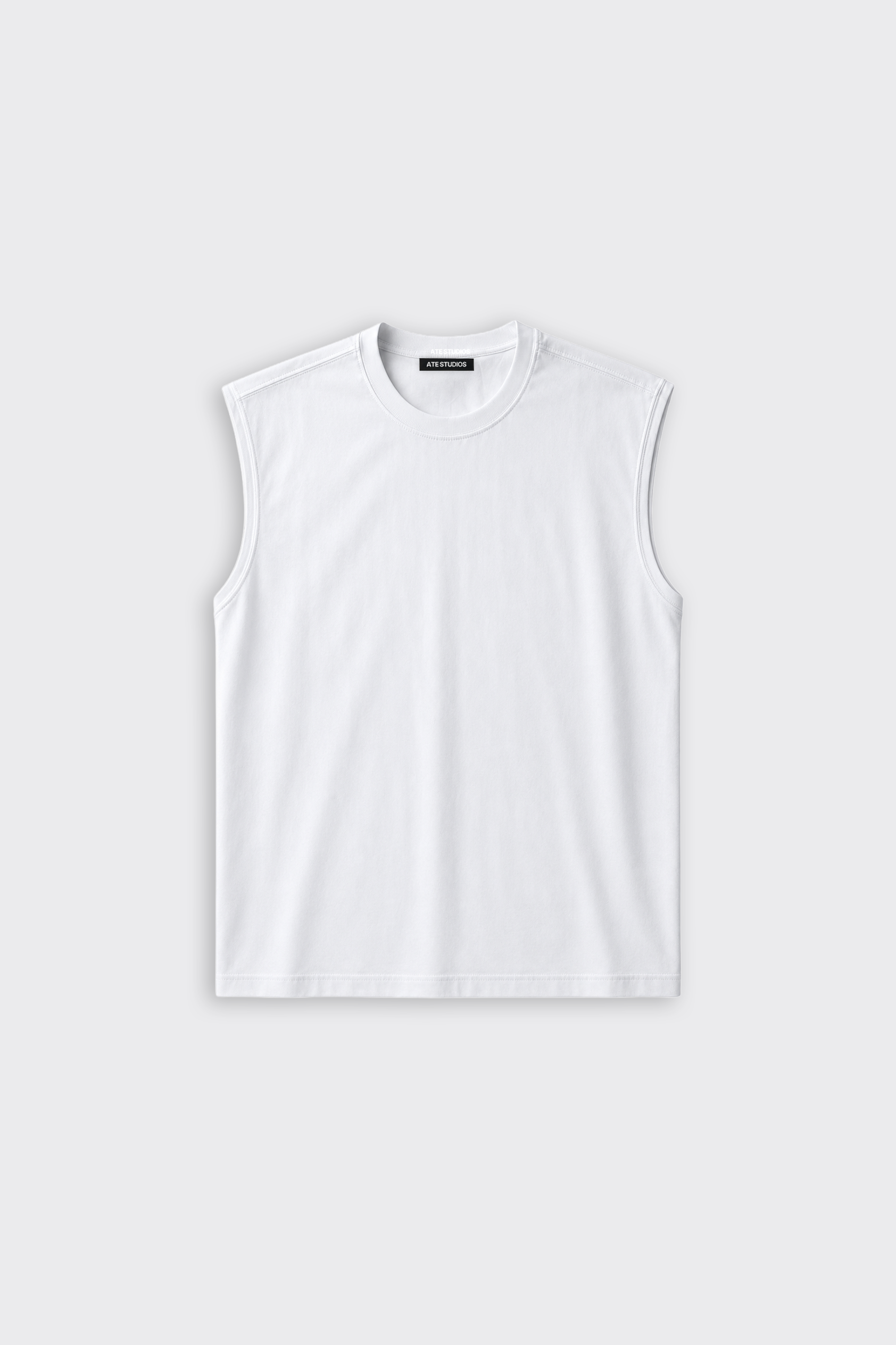 Basic Sıfır Kollu Oversize Tişört Atlet