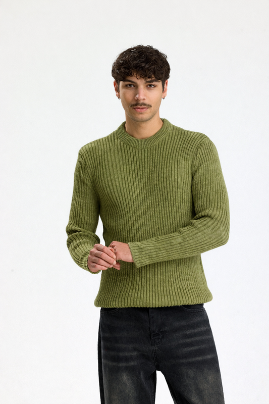 Comfort Fit Selanik Örgü Kazak