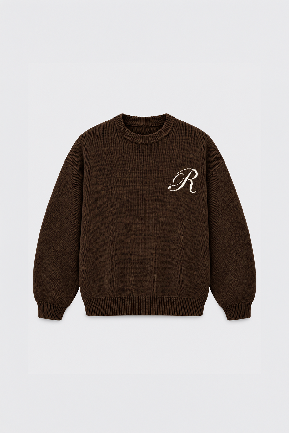 Royal Desen Oversize Triko Kazak