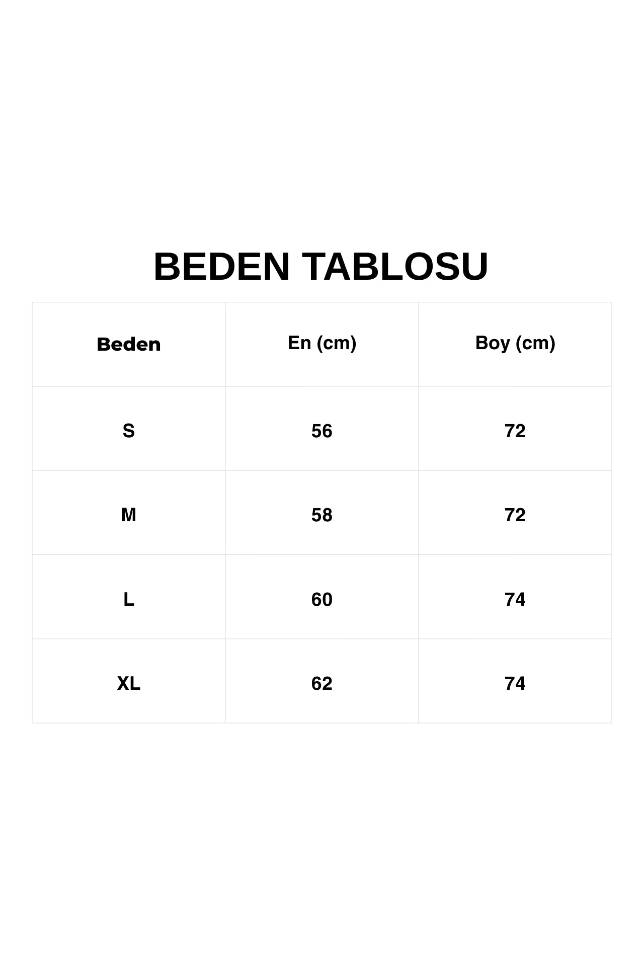 Beden tablosu