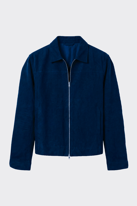 Mevsimlik Çift Fermuarlı Premium Modal Kumaş Ceket