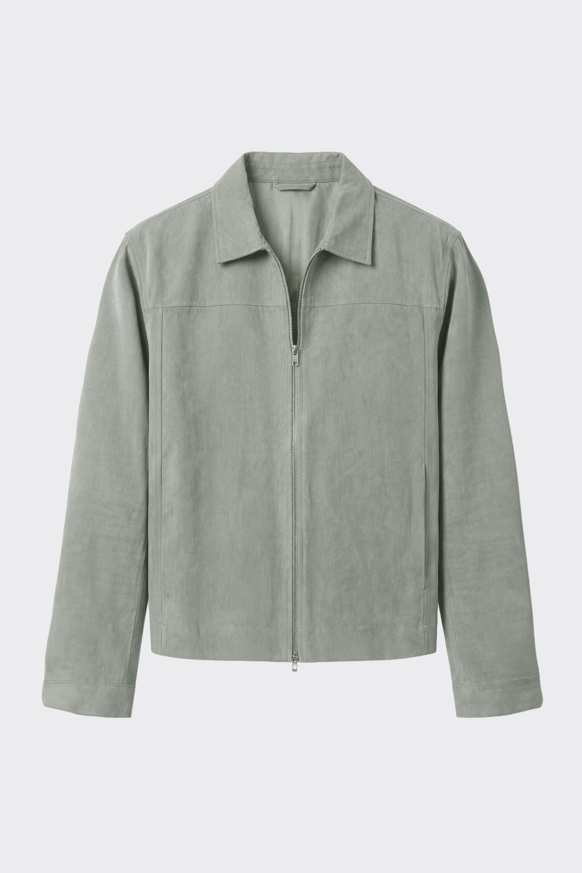 Mevsimlik Çift Fermuarlı Premium Modal Kumaş Ceket