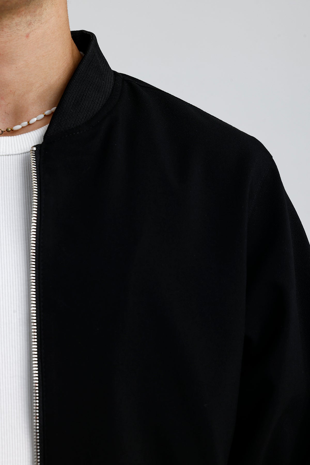 Relaxed Fit Bisiklet Yaka Casual Ceket